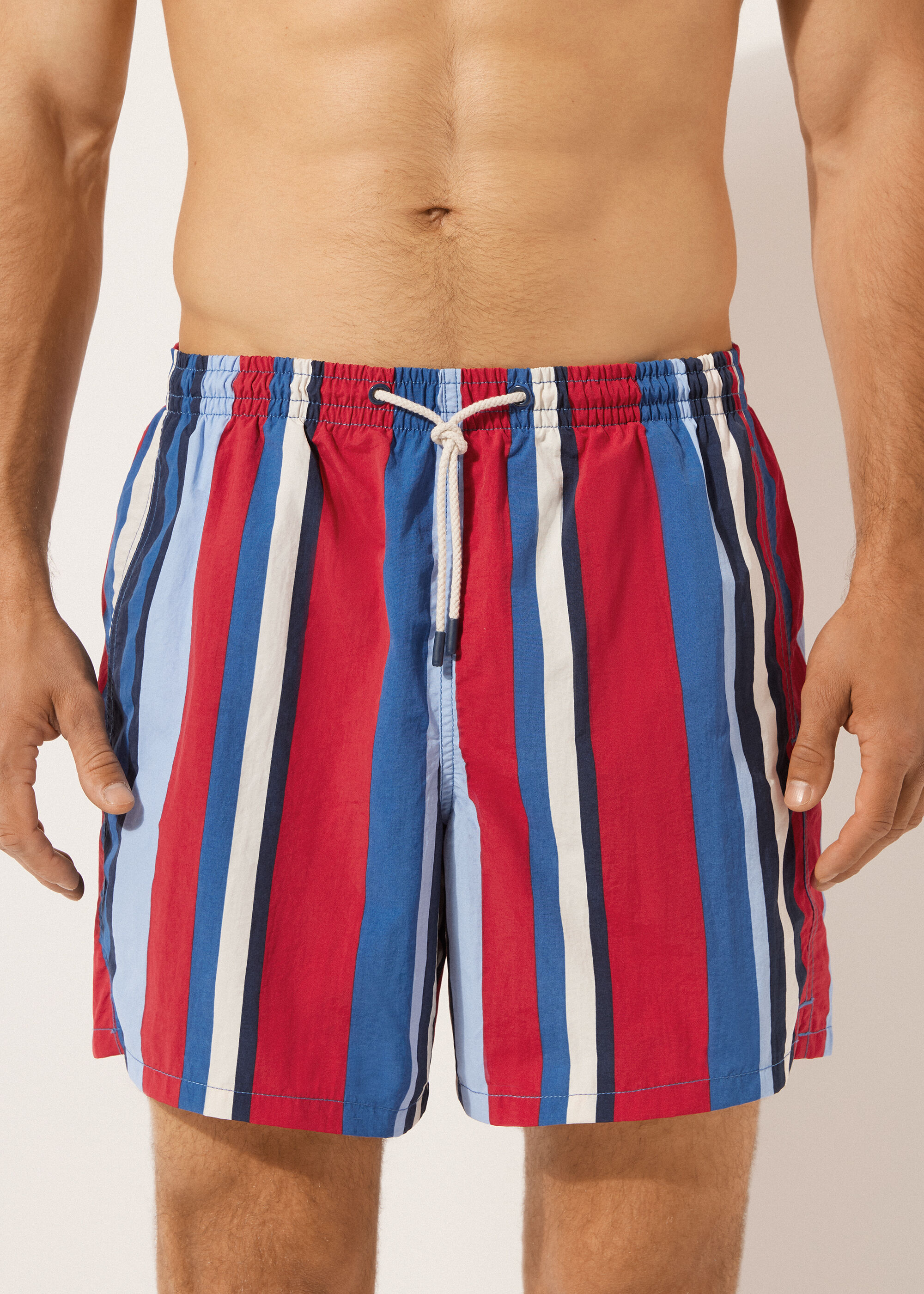 Men’s Patterned Boxer Swim Shorts Formentera