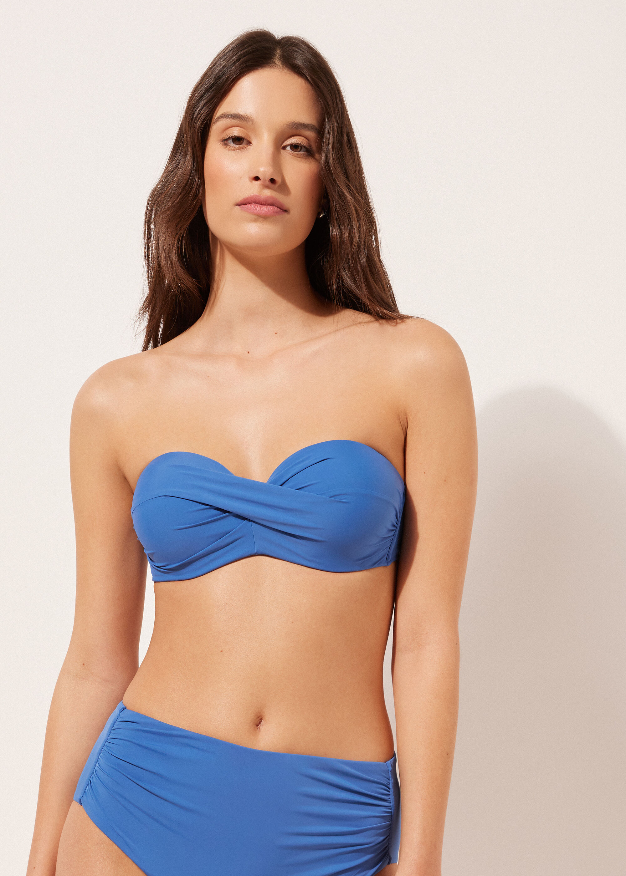Hafif Dolgulu Bandeau Bikini Üstü Indonesia