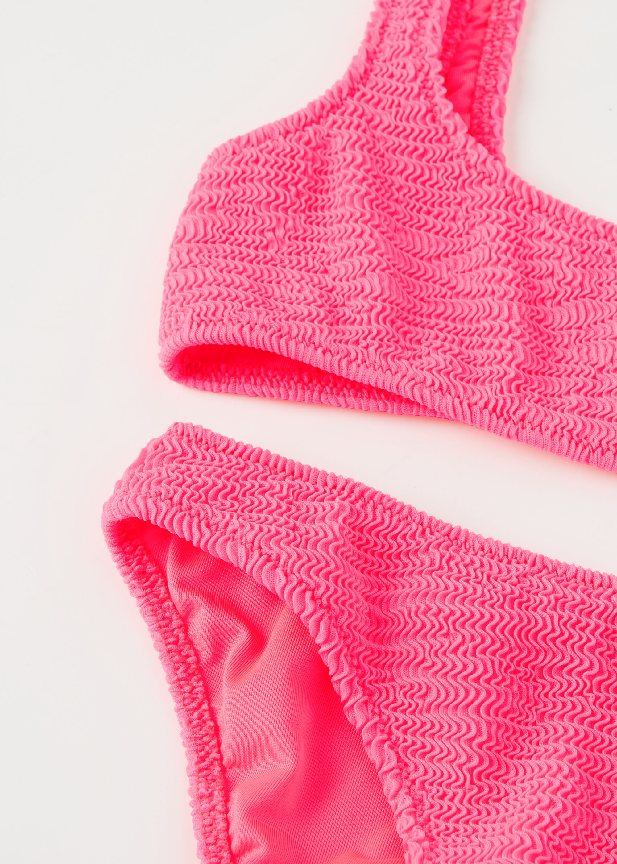 Maillot de Bain Deux Pièces Fille Crinkle Waves
