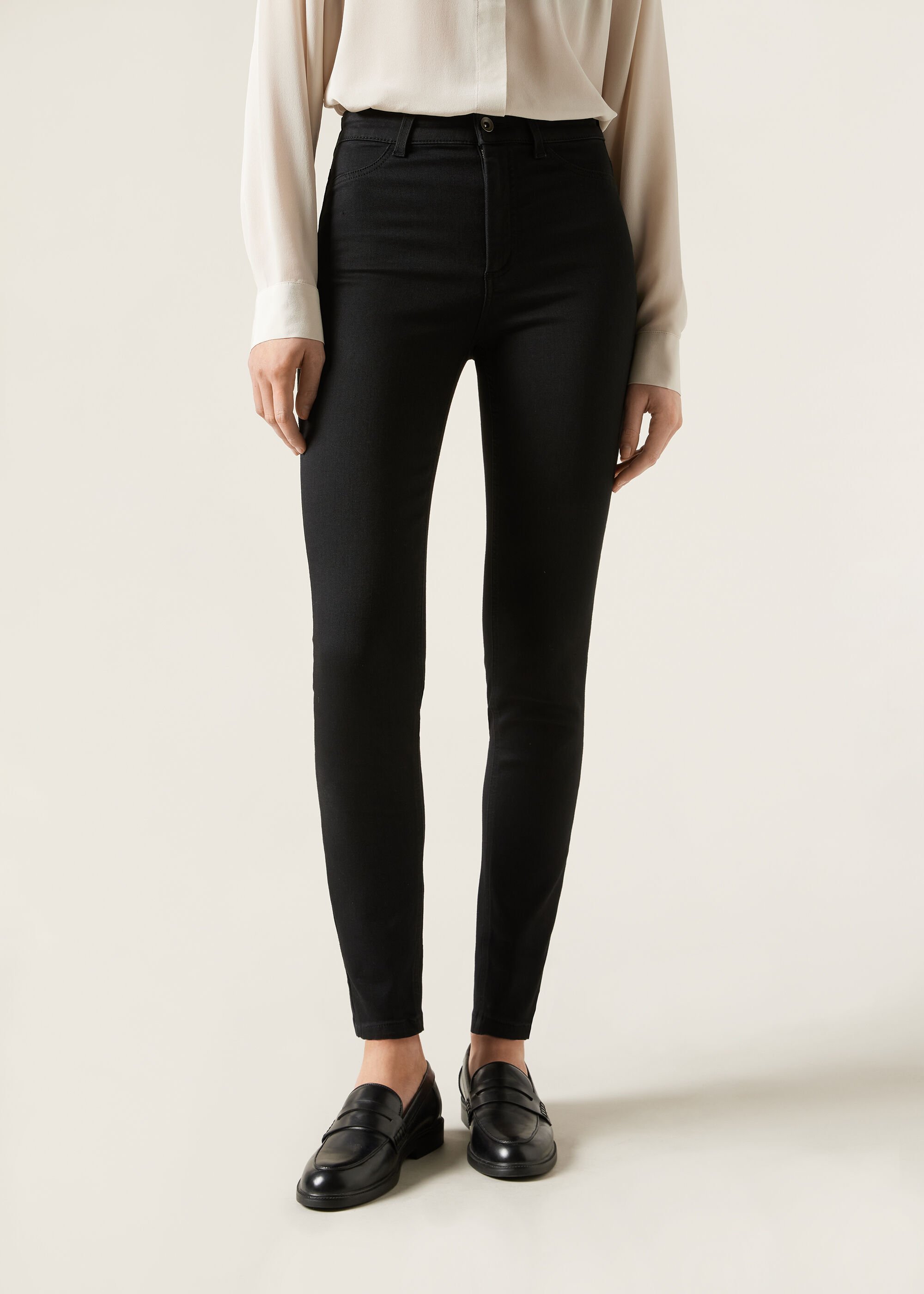 Smala termiska jeans soft touch