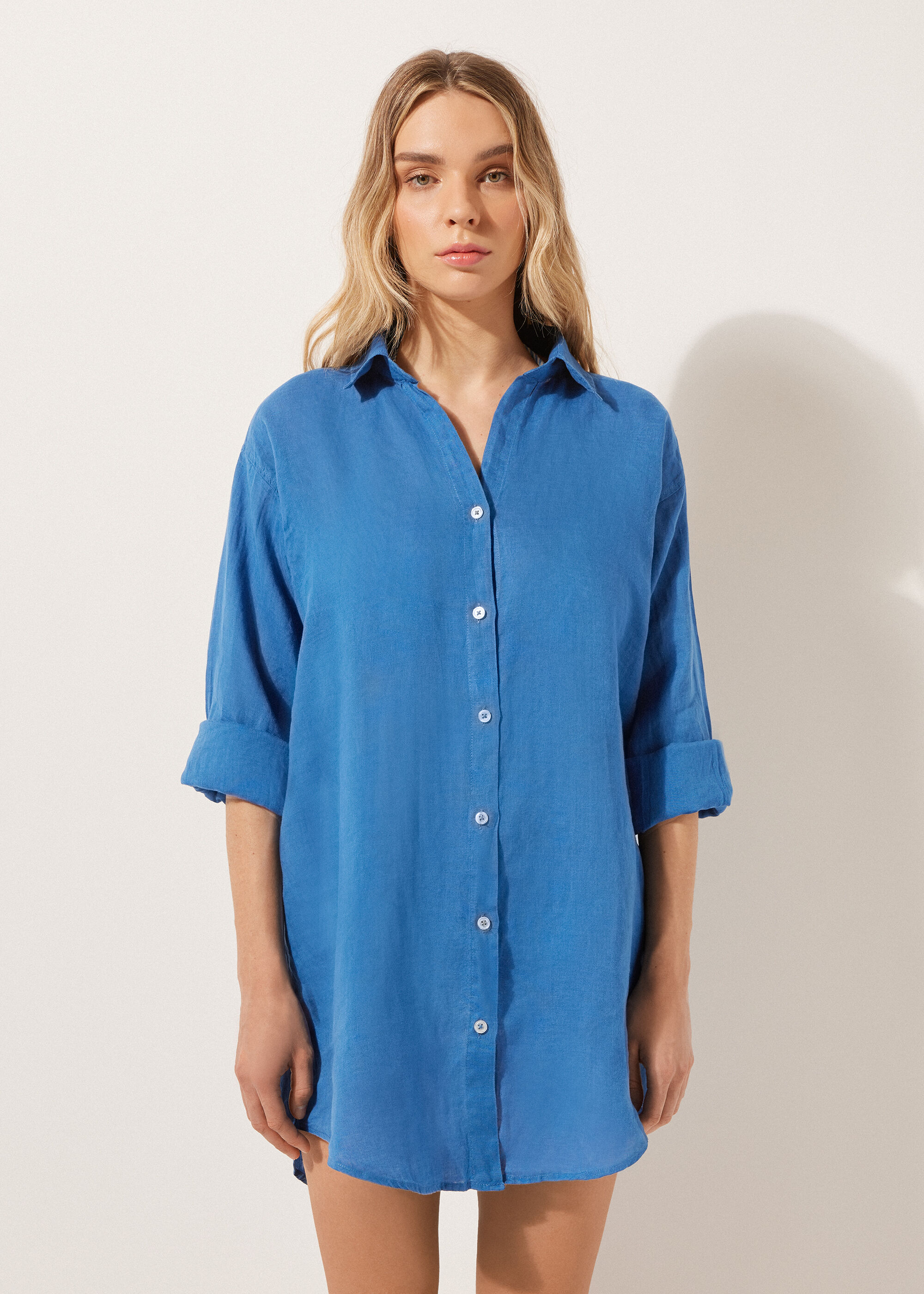 Linen Shirt Dress
