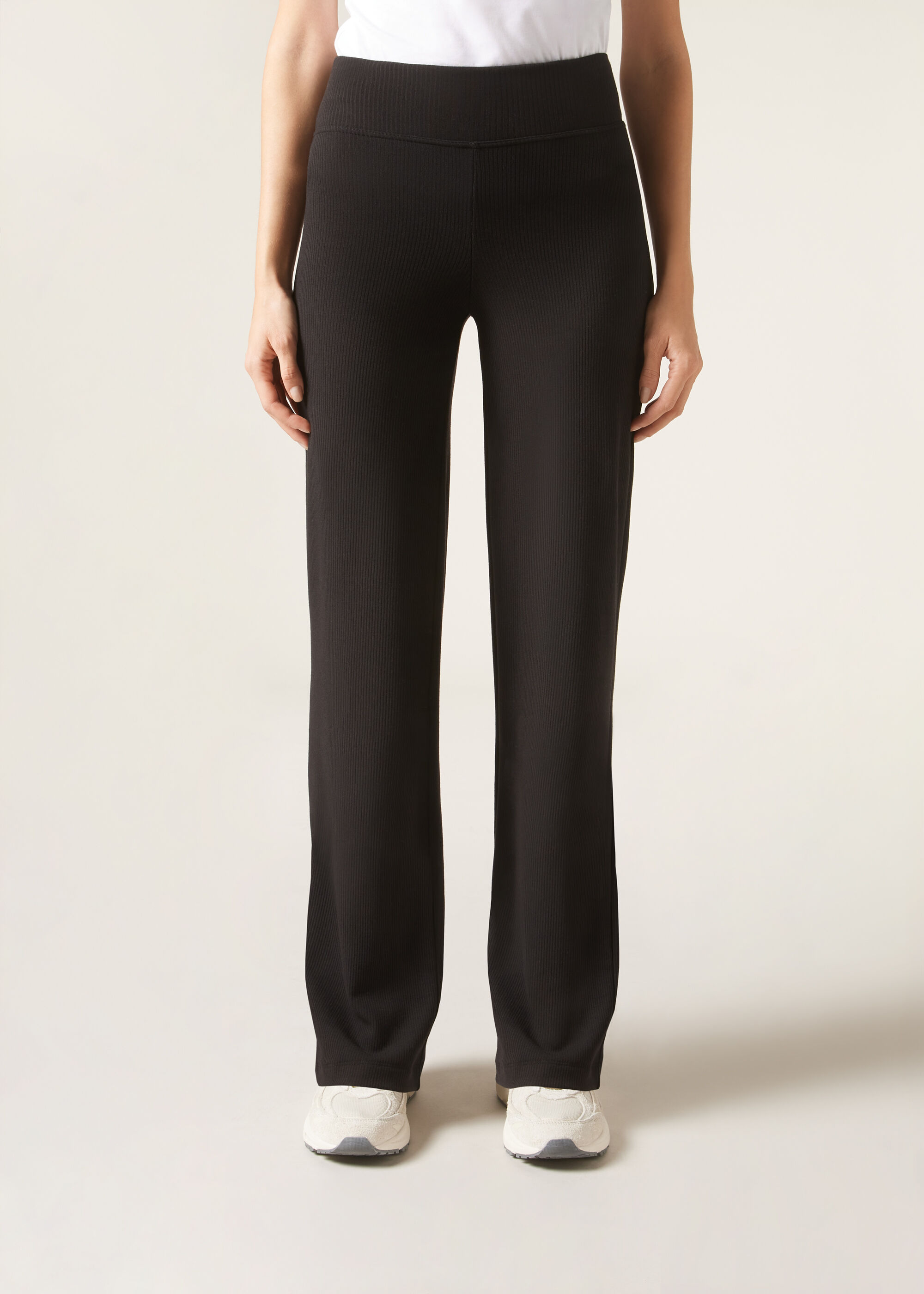 Palazzo Trousers with Cashmere