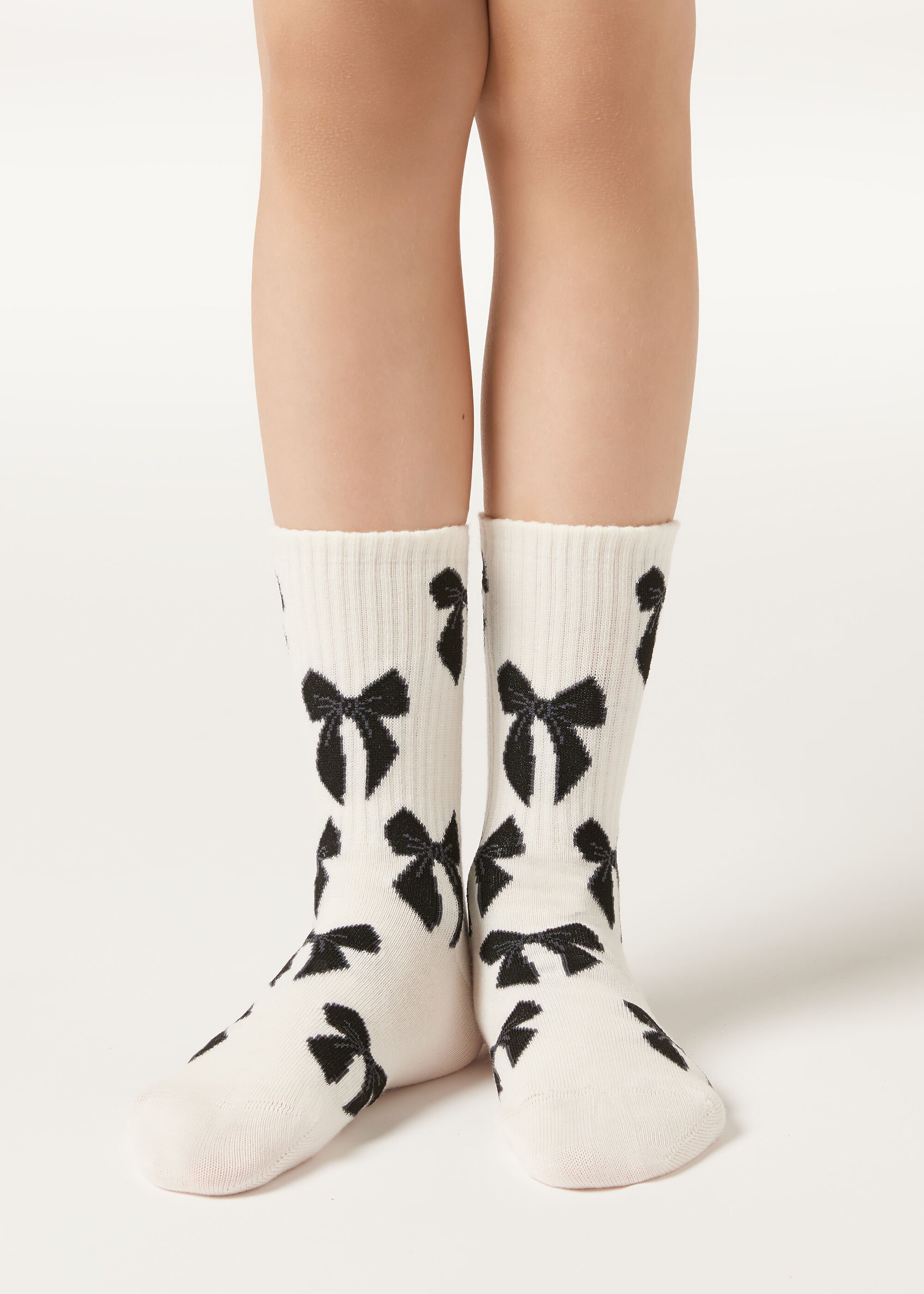 Kids’ Patterned Sport Socks
