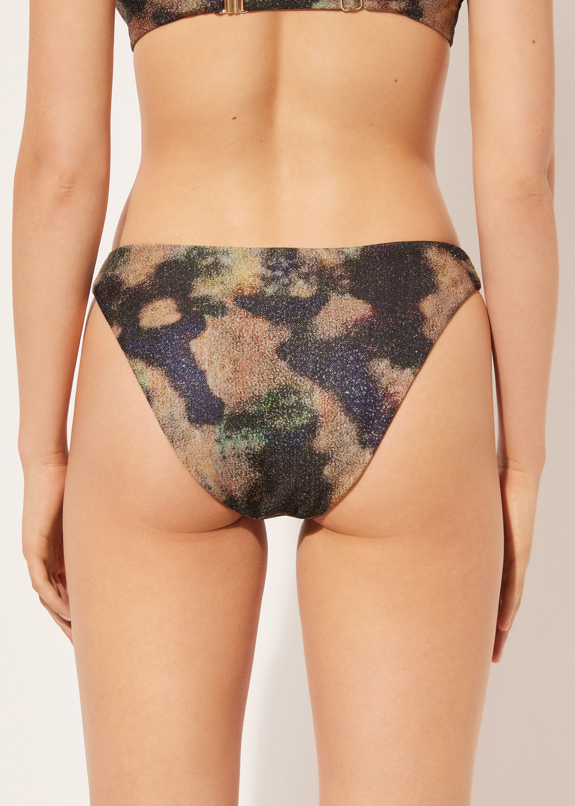 Bikini Bottoms Sparkling Camouflage
