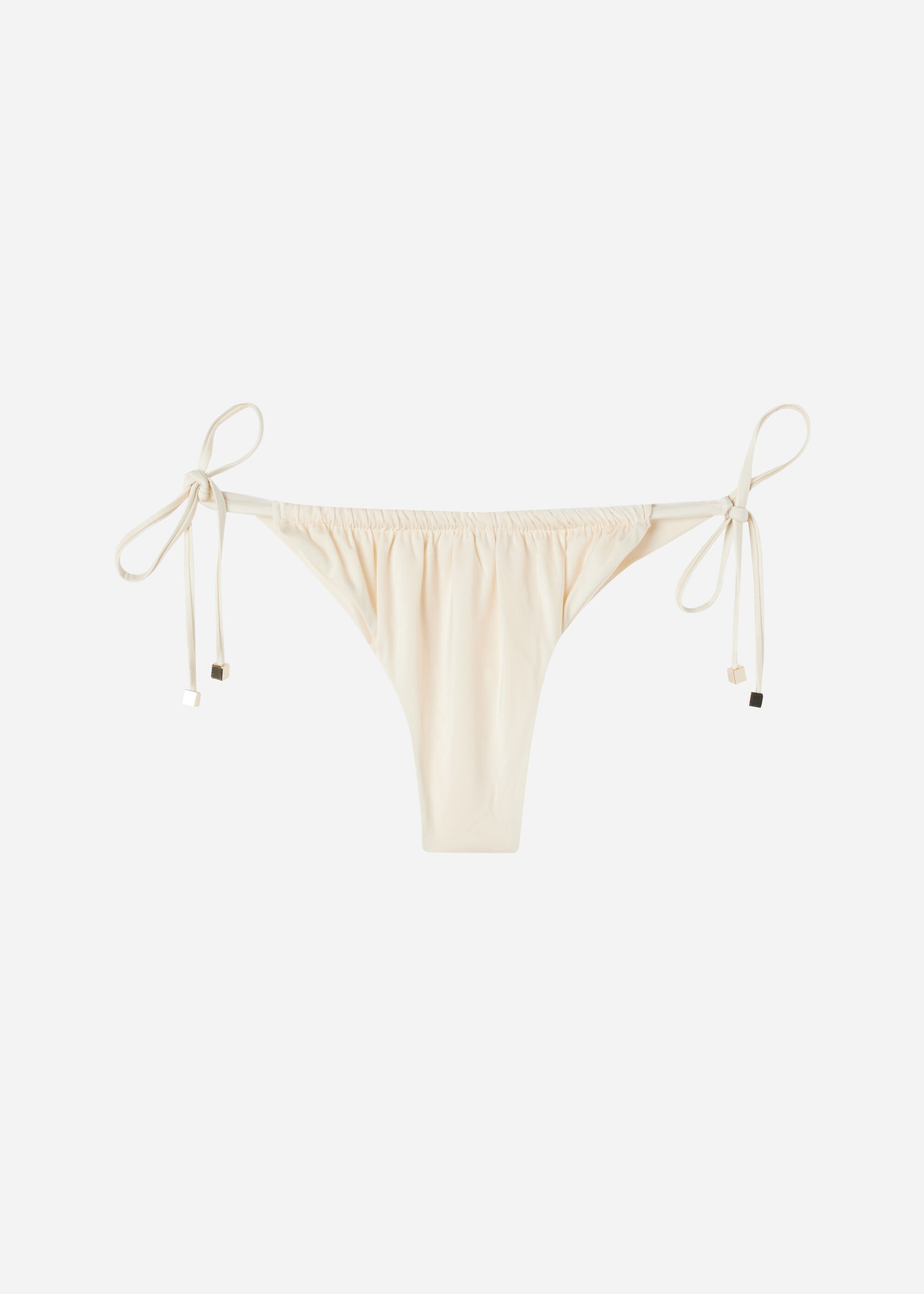 Brazilian-Bikinihose mit schmalen Bändchen Shiny Satin