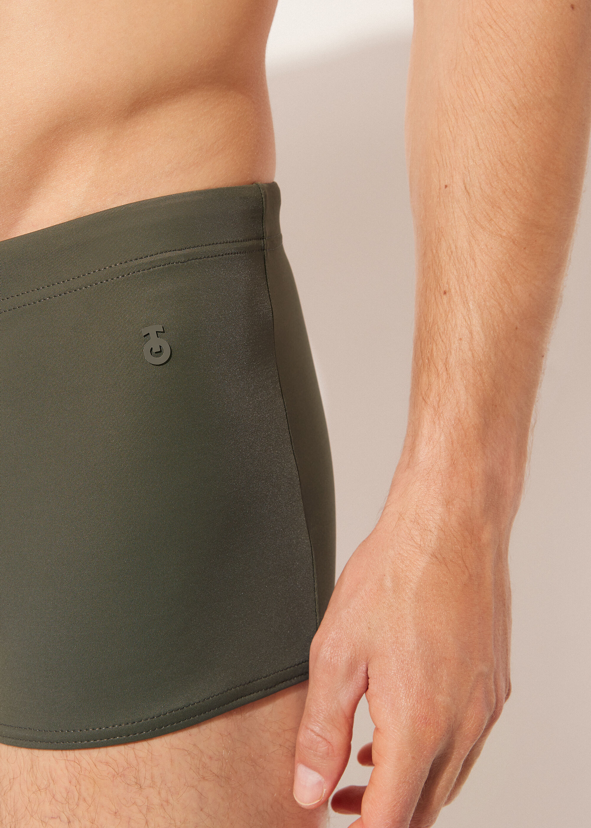 Men's Boxer-Style Swim Shorts Panama