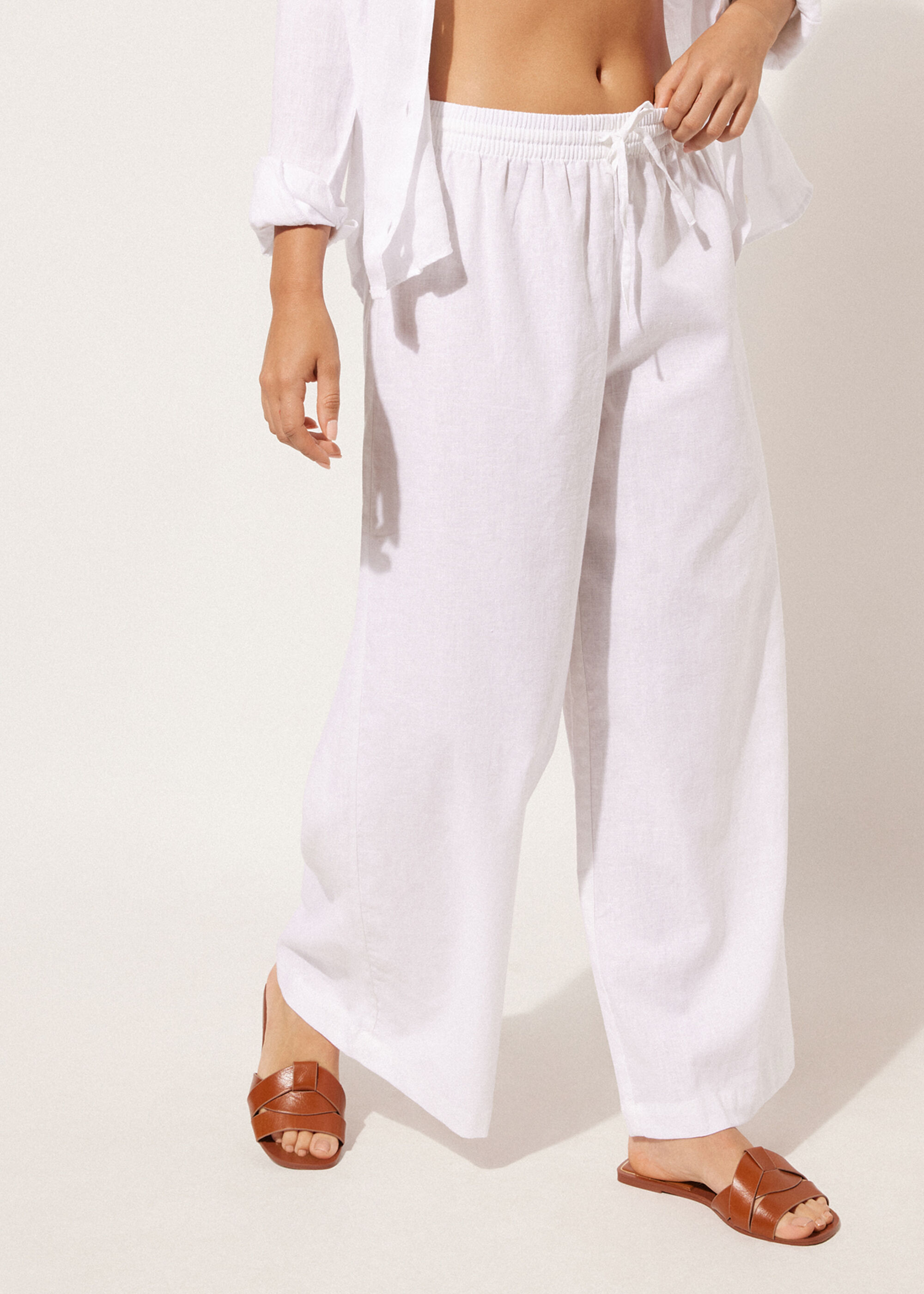 Cotton and Linen Pants