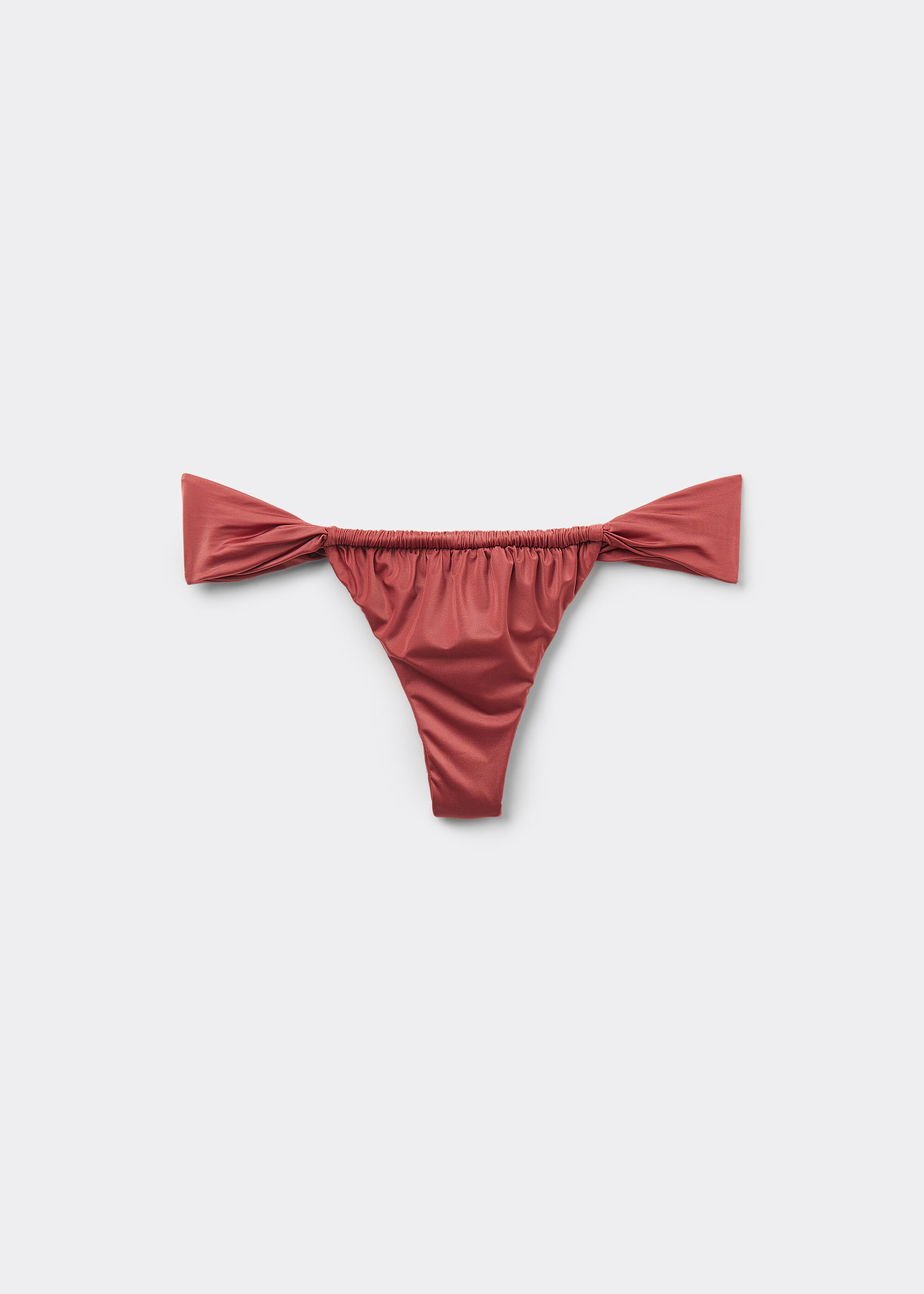Brazilian-Bikinihose mit schmalen Seiten Shiny Satin