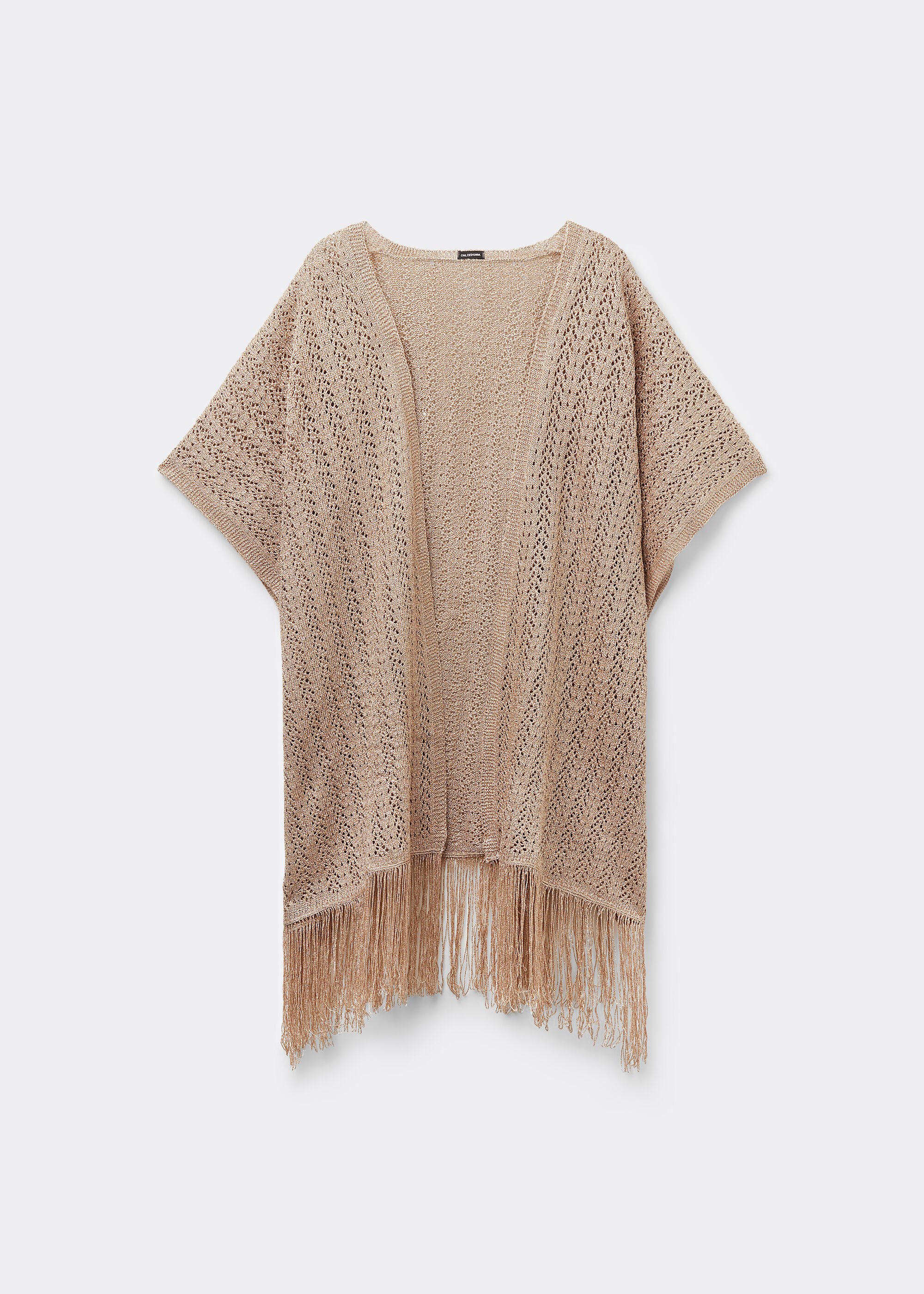 Lamé Crochet Gilet