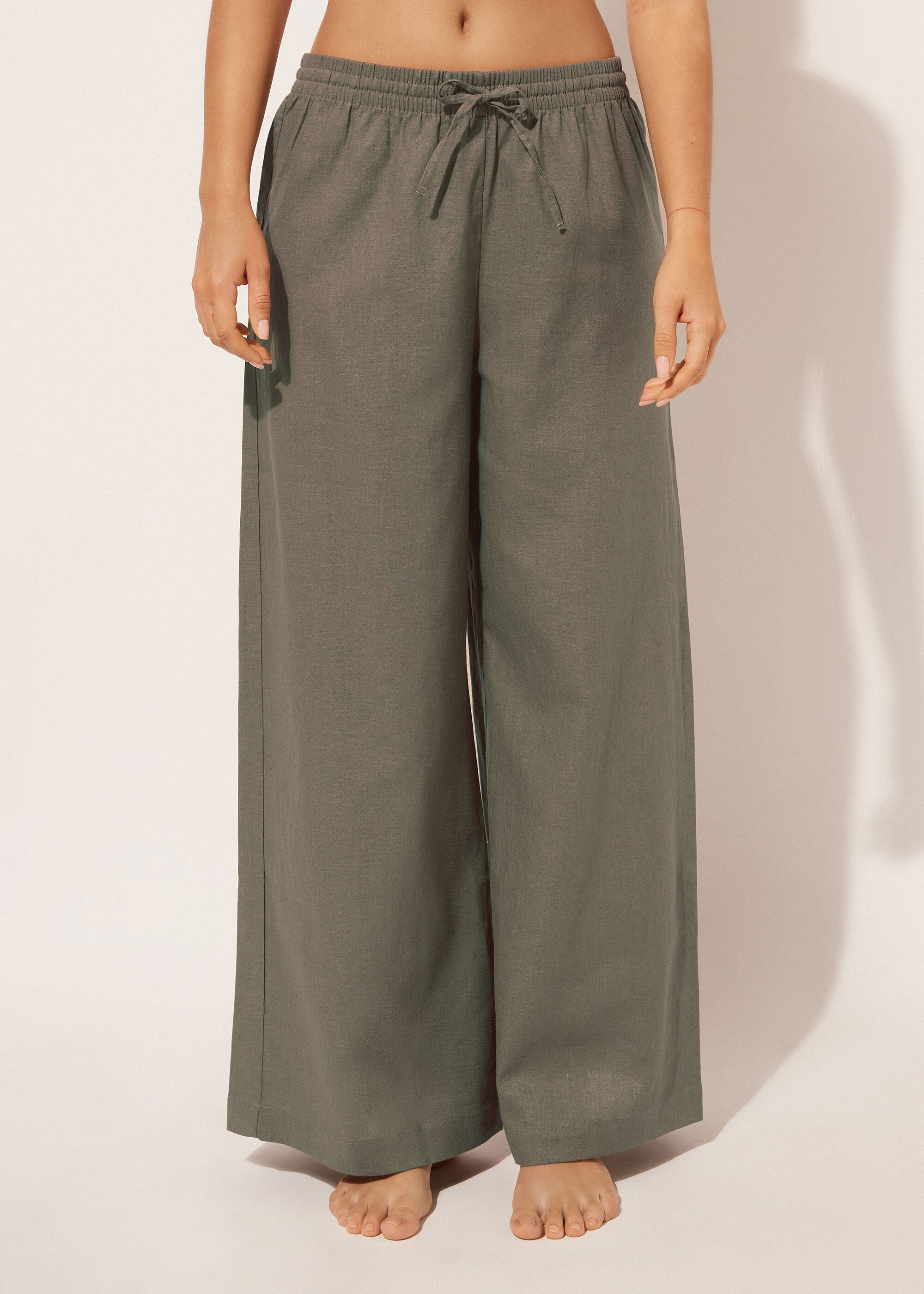Cotton and Linen Pants