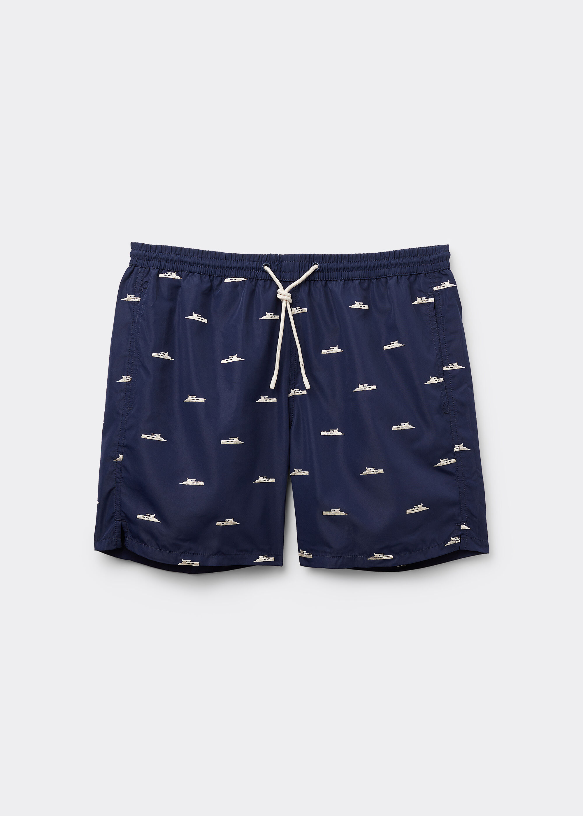 Men’s Patterned Boxer Swim Shorts Formentera