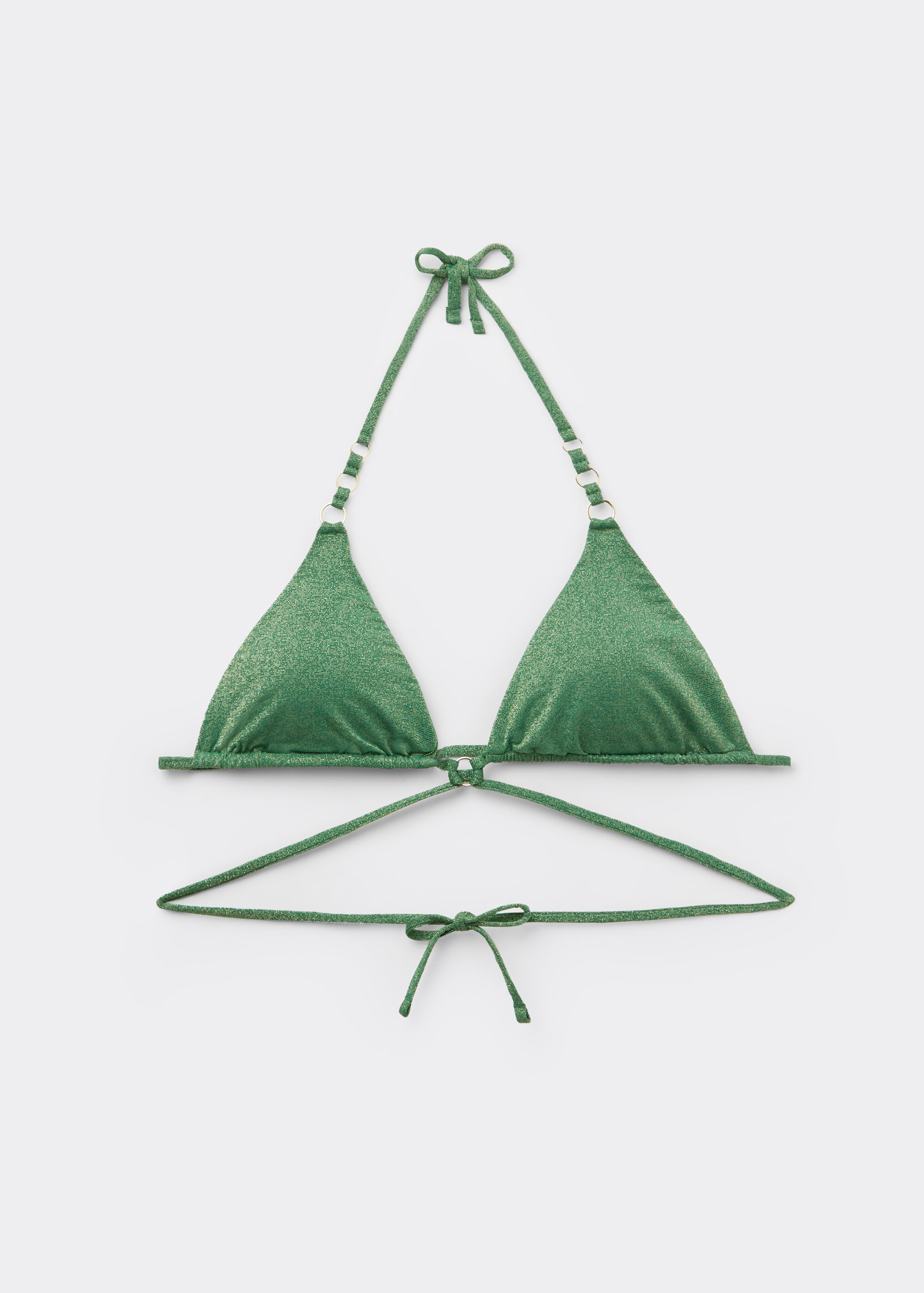Triangle Enconxat Extraïble Biquini Golden Gleam