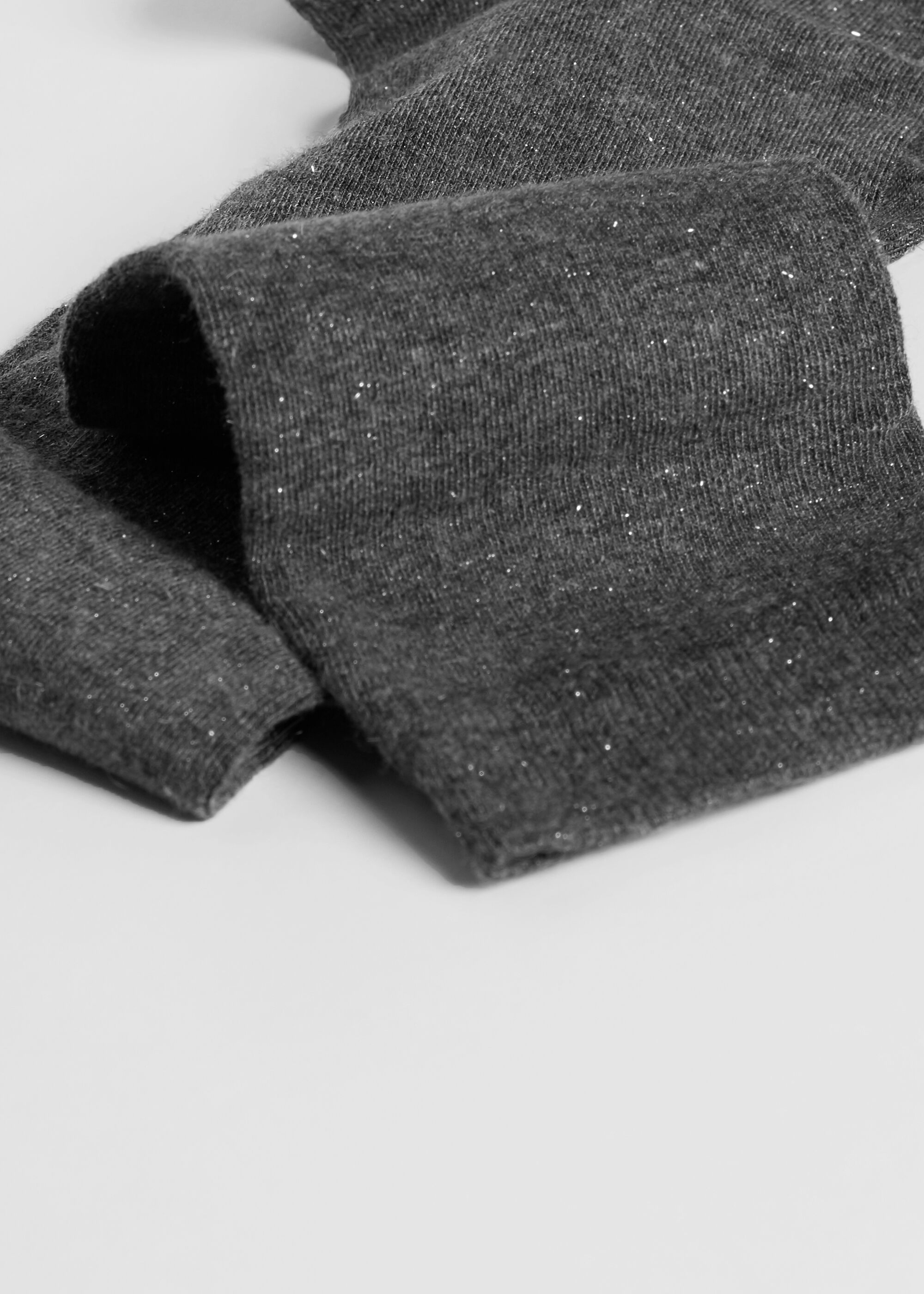Calcetines Largos Cashmere Con Glitter