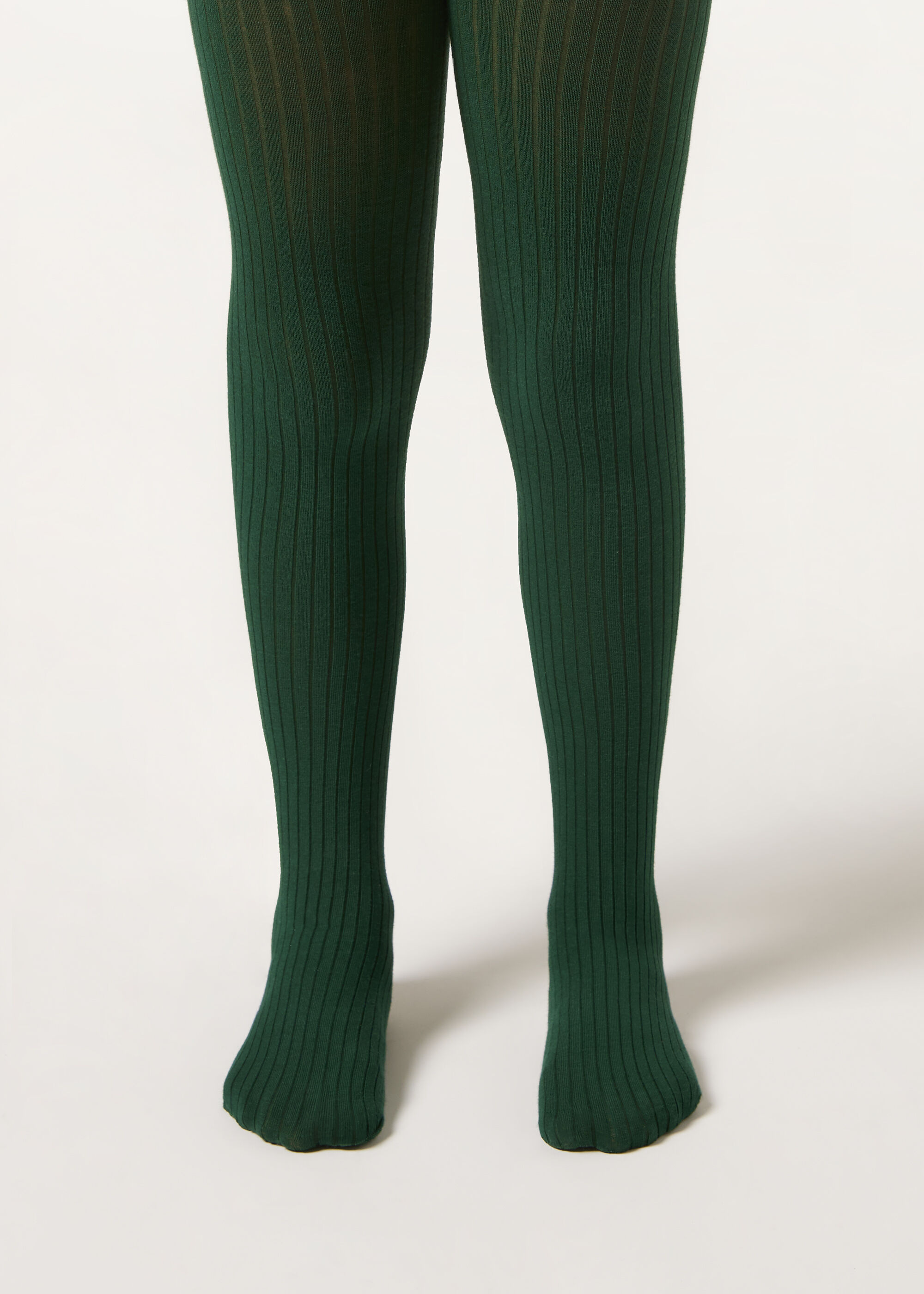 Collants em Algodão Canelado para Criança