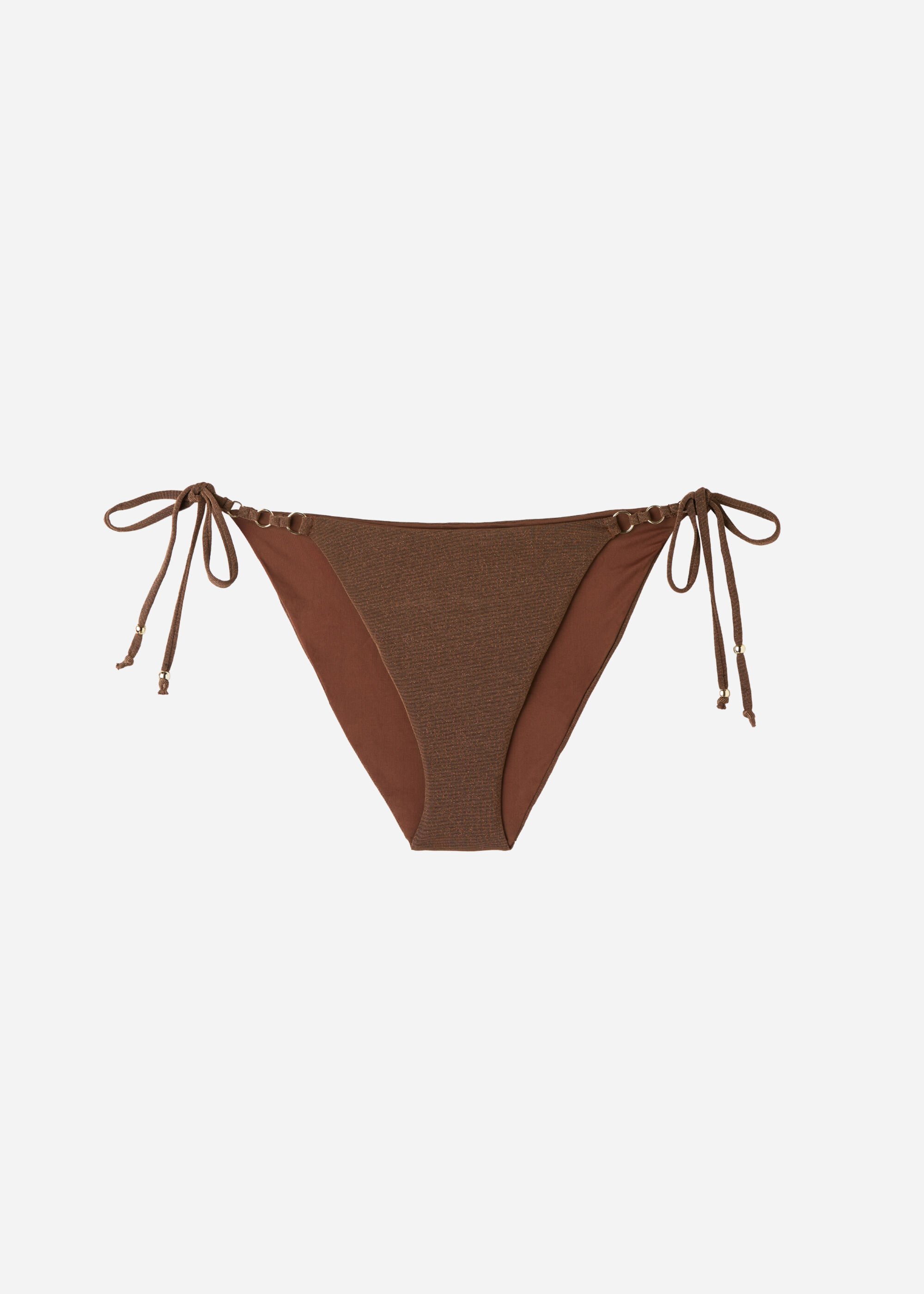 String Swimsuit Bottom Golden Gleam