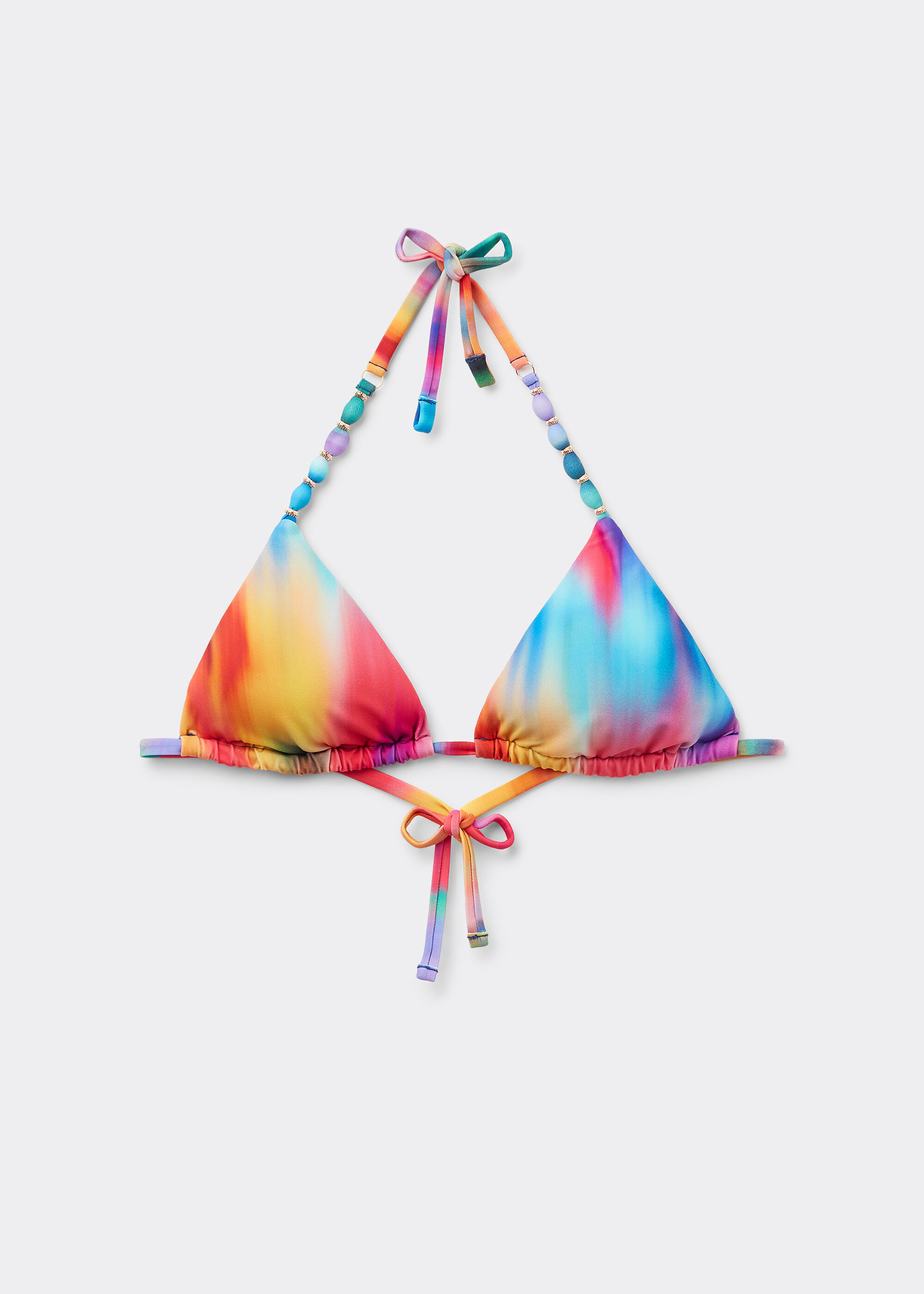 Triangle Bikini Top Rainbow Shades