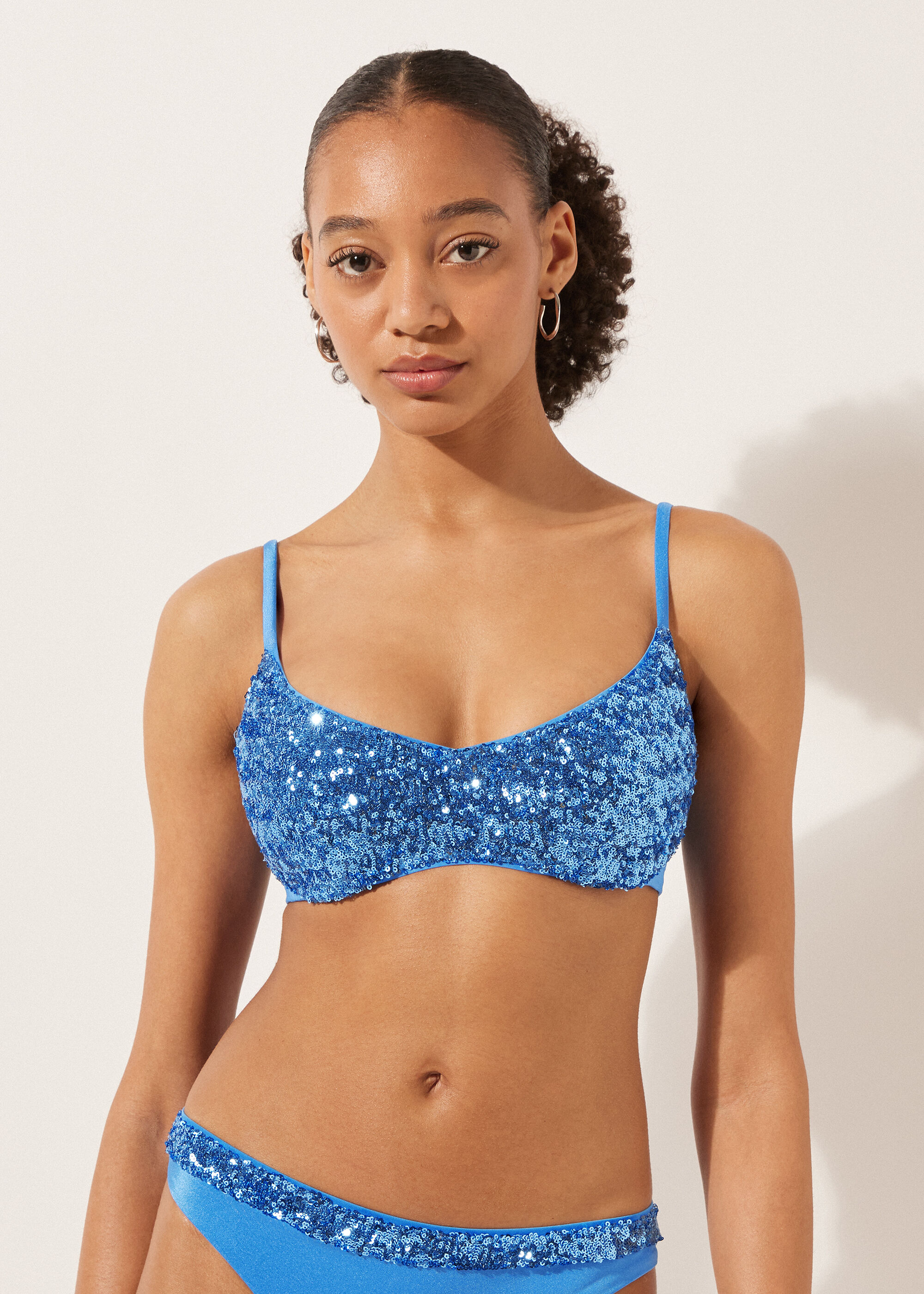 Brassière Bikinitop met Uitneembare Vulling Glowing Surface