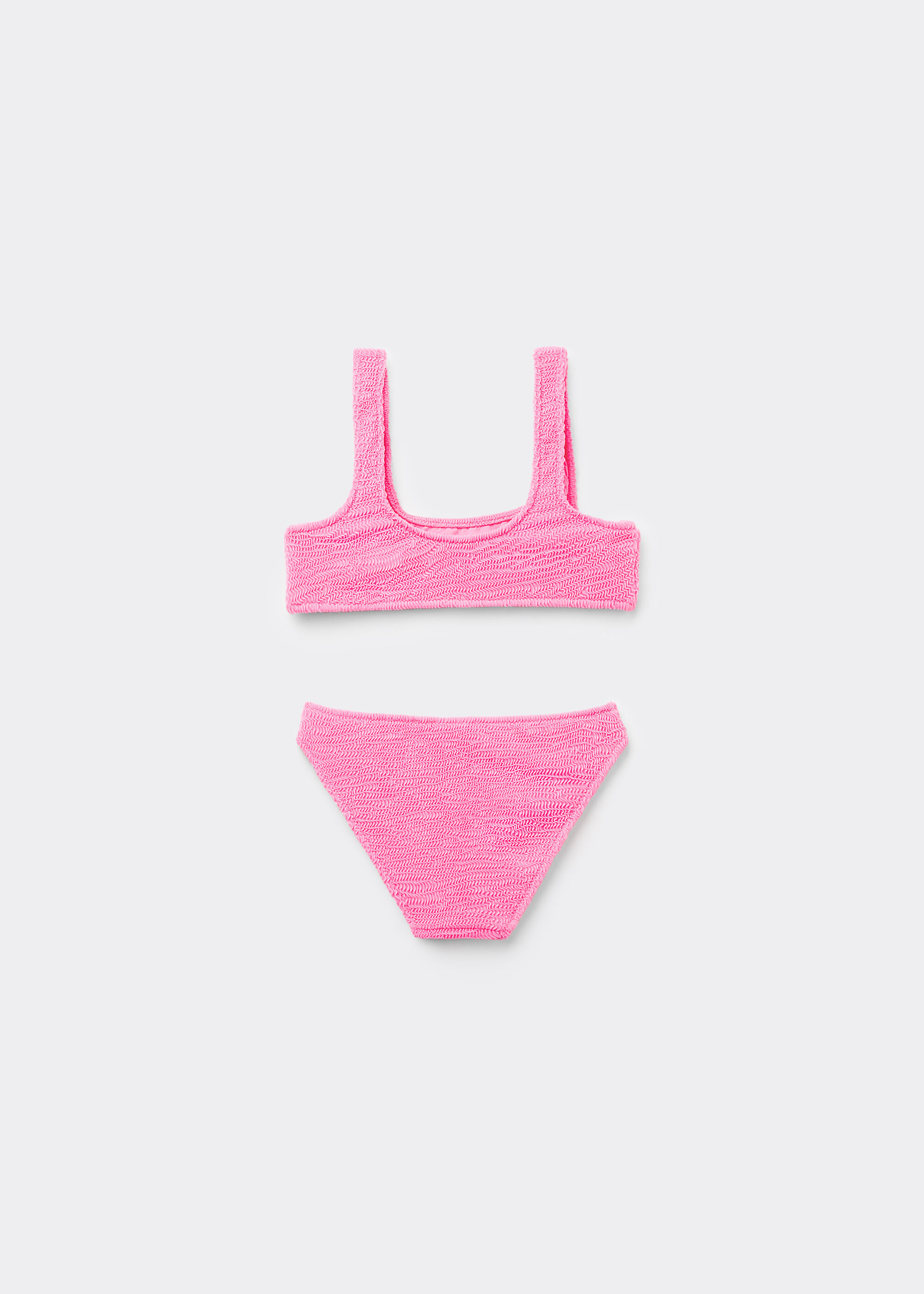 Maillot de Bain Deux Pièces Fille Crinkle Waves