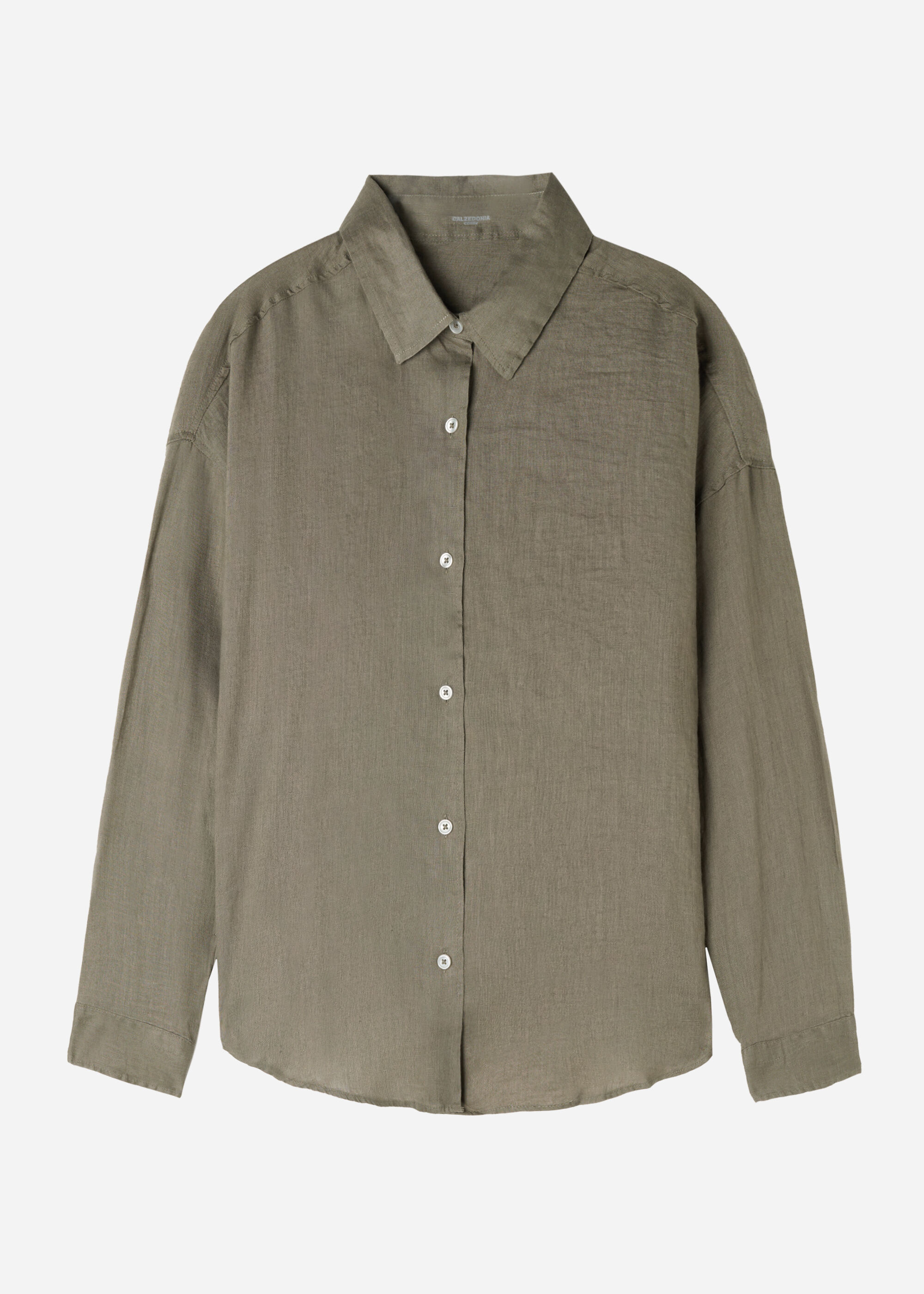 Cropped Linen Shirt