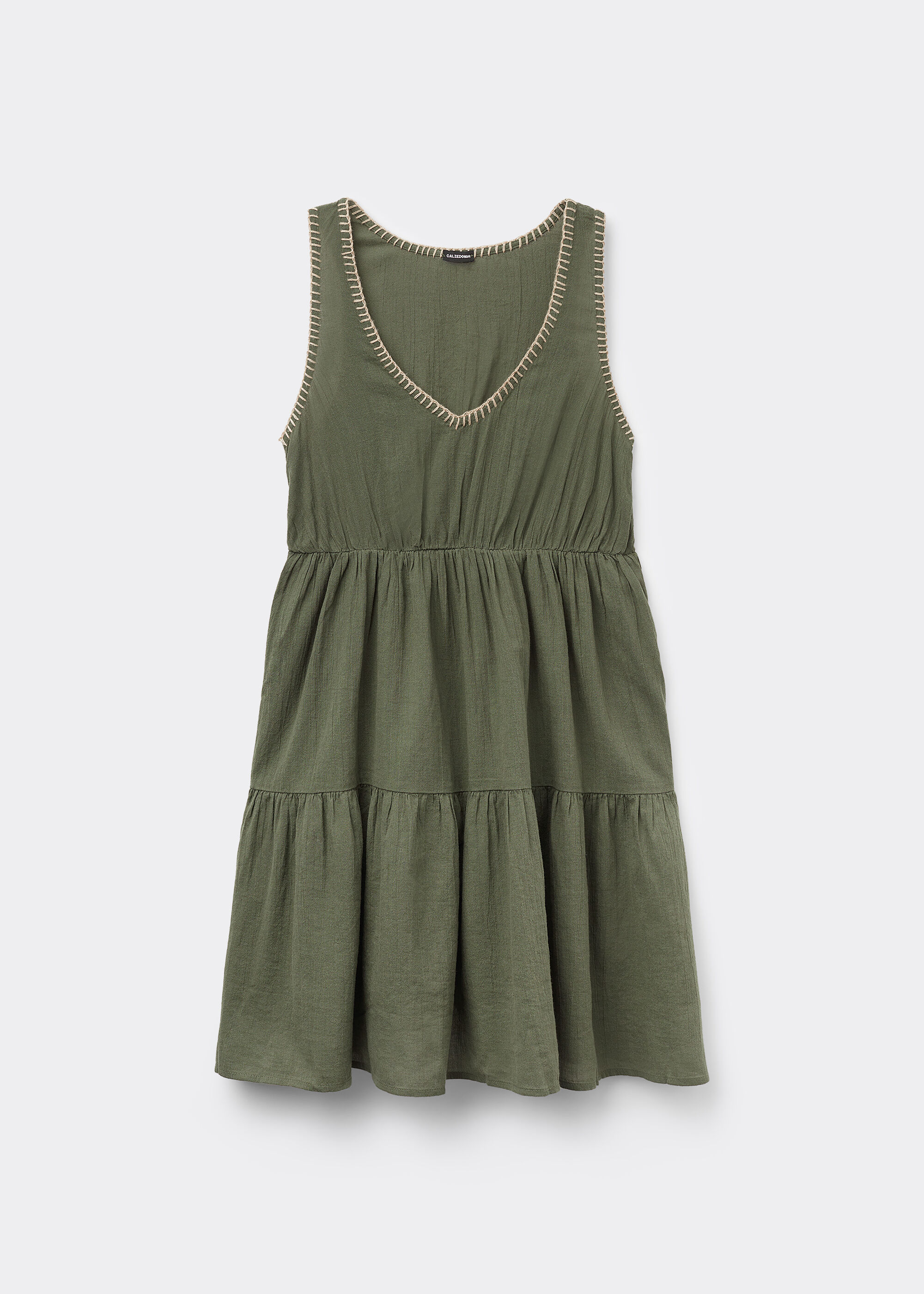 Embroidered Short Dress