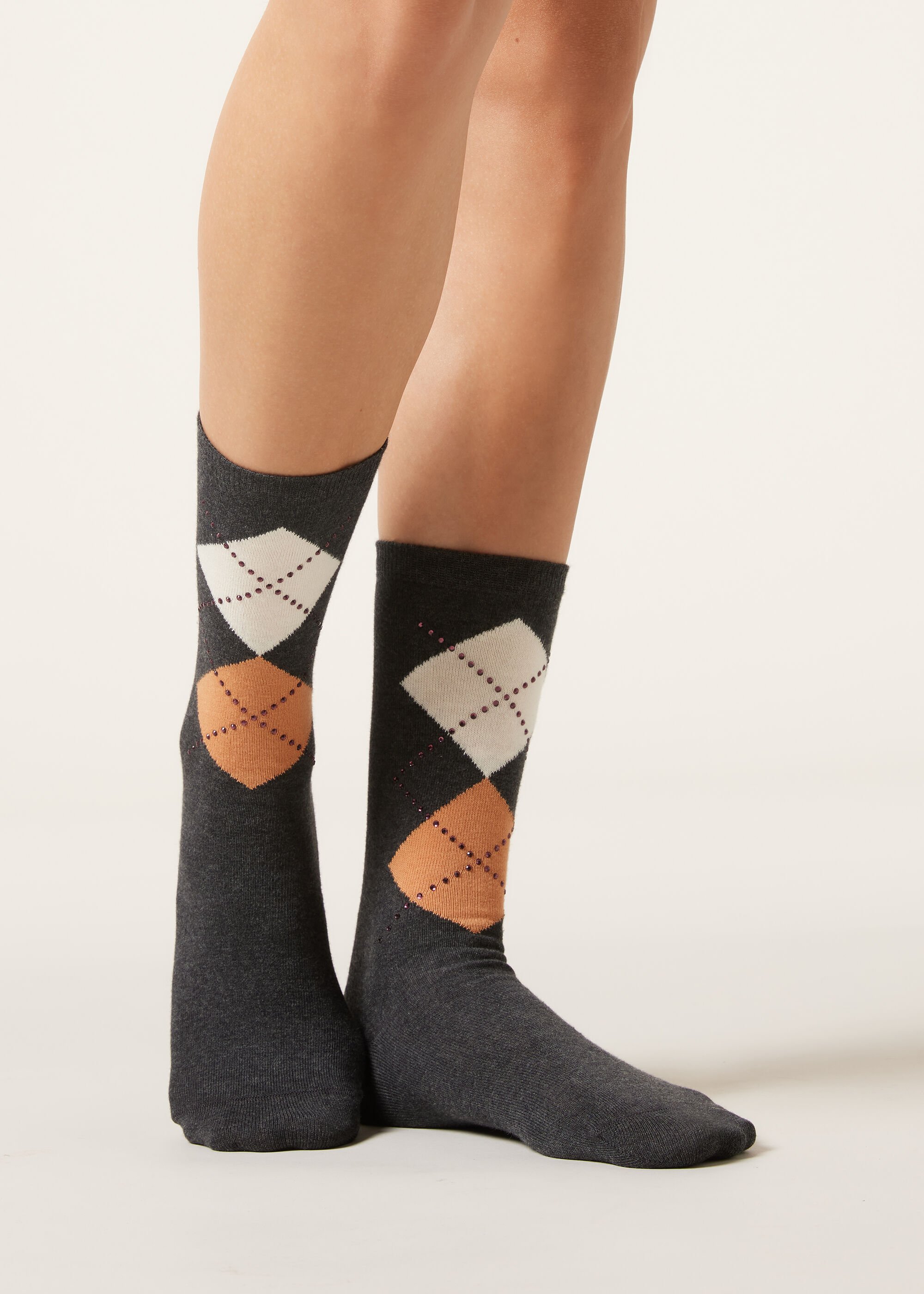 Rhinestone Socks