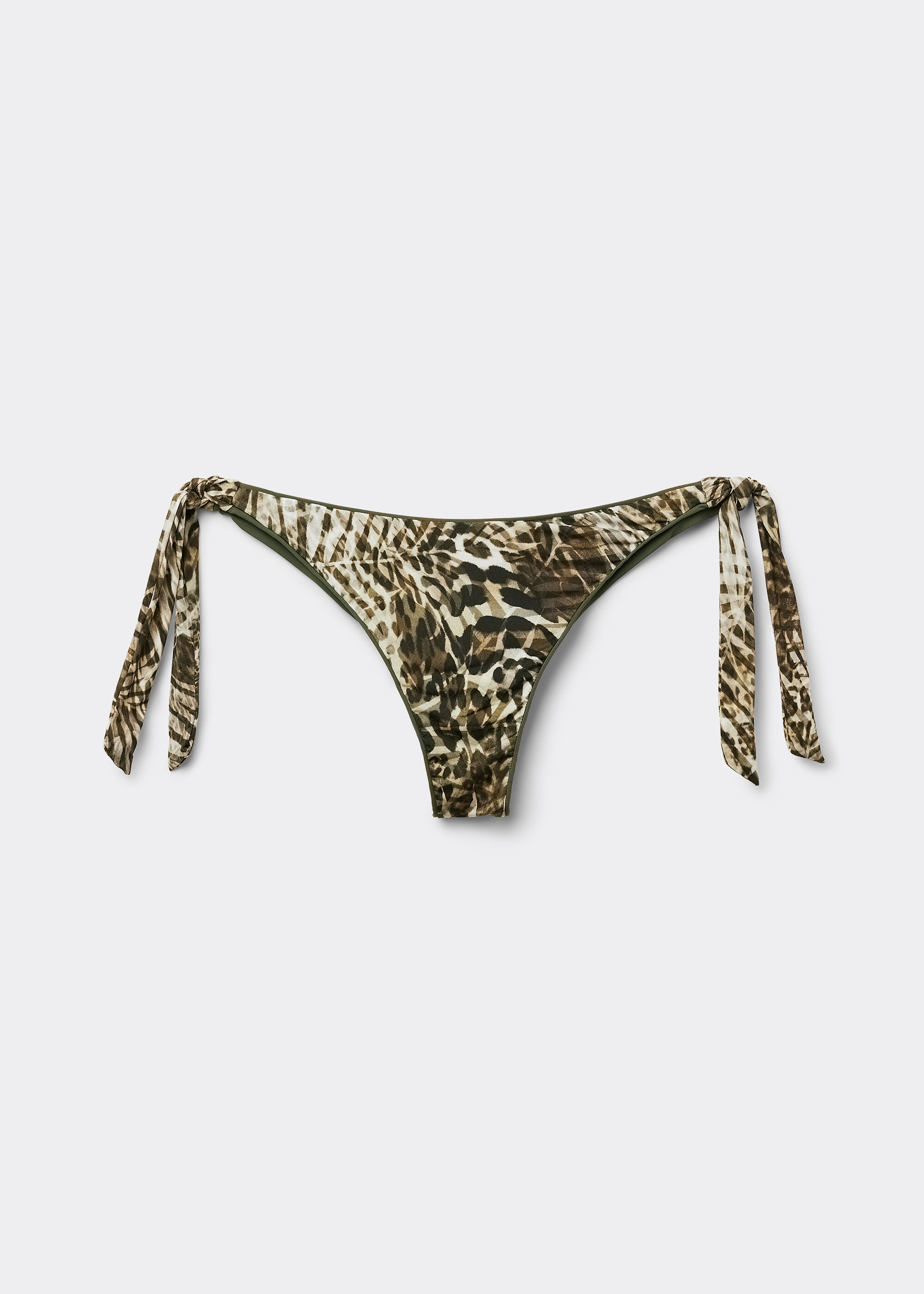 Бразильяно на Завязках Низ Купальника Tropical Animalier