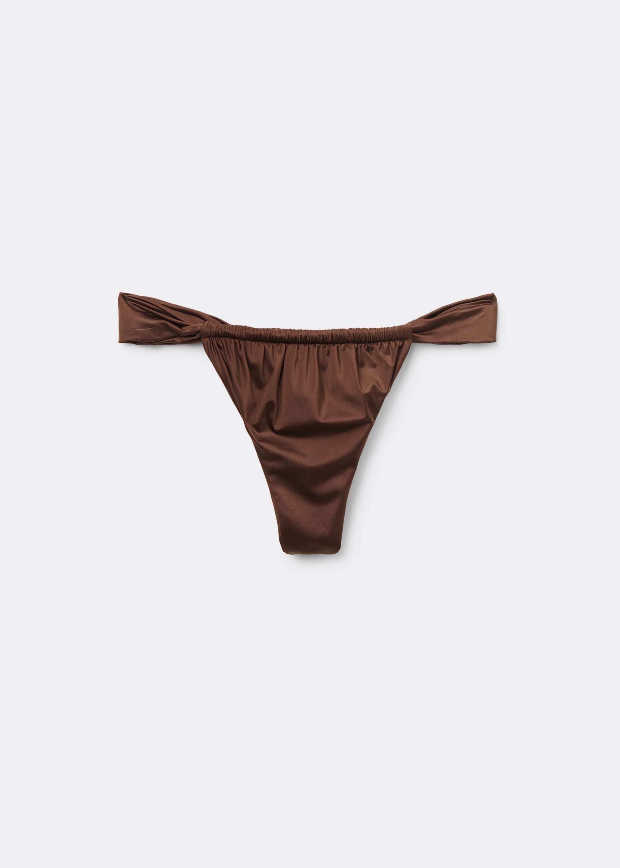 Yanları İnce Brazilian Bikini Altı Shiny Satin