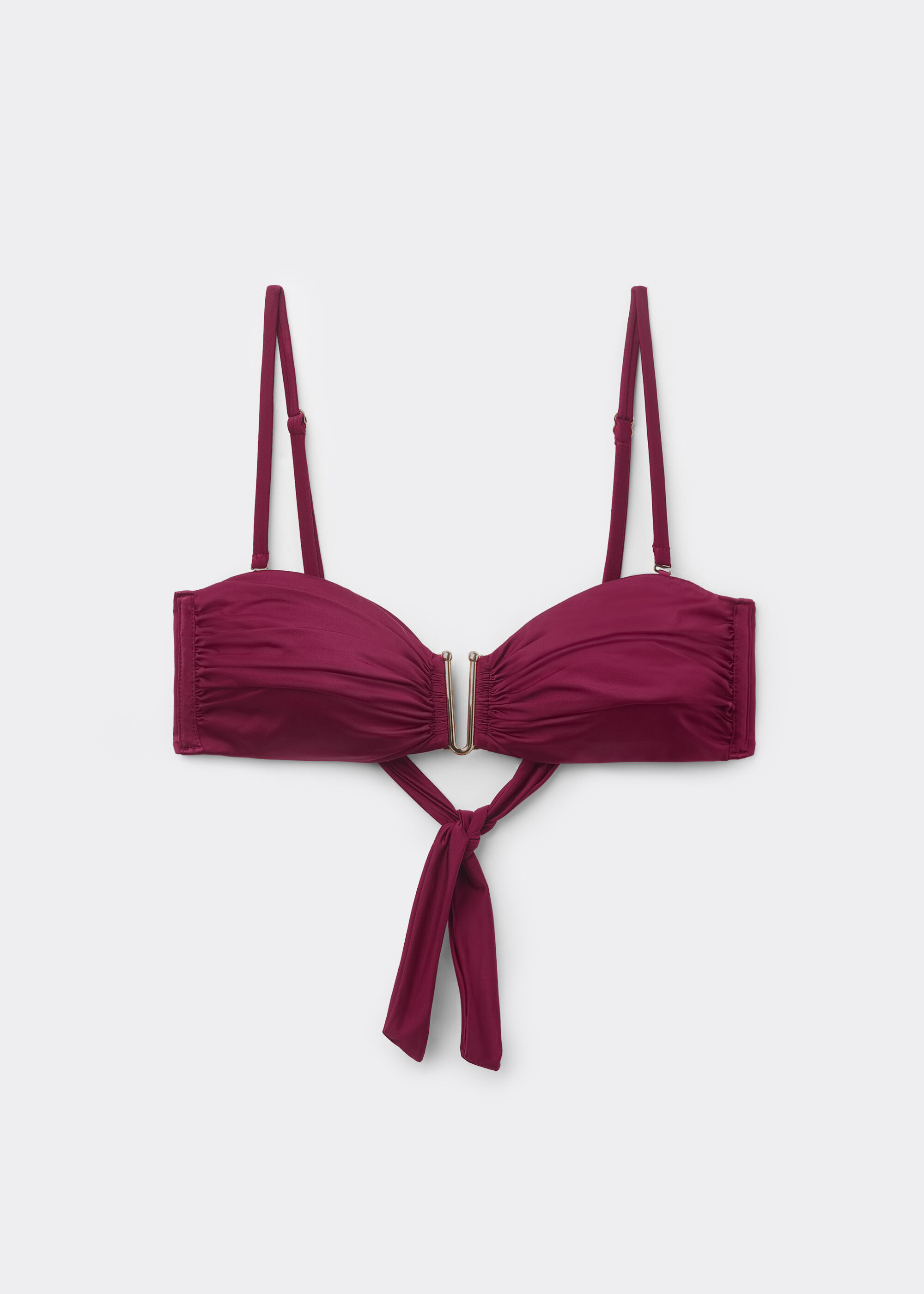 Hafif Dolgulu Bandeau Bikini Üstü Timeless Diva