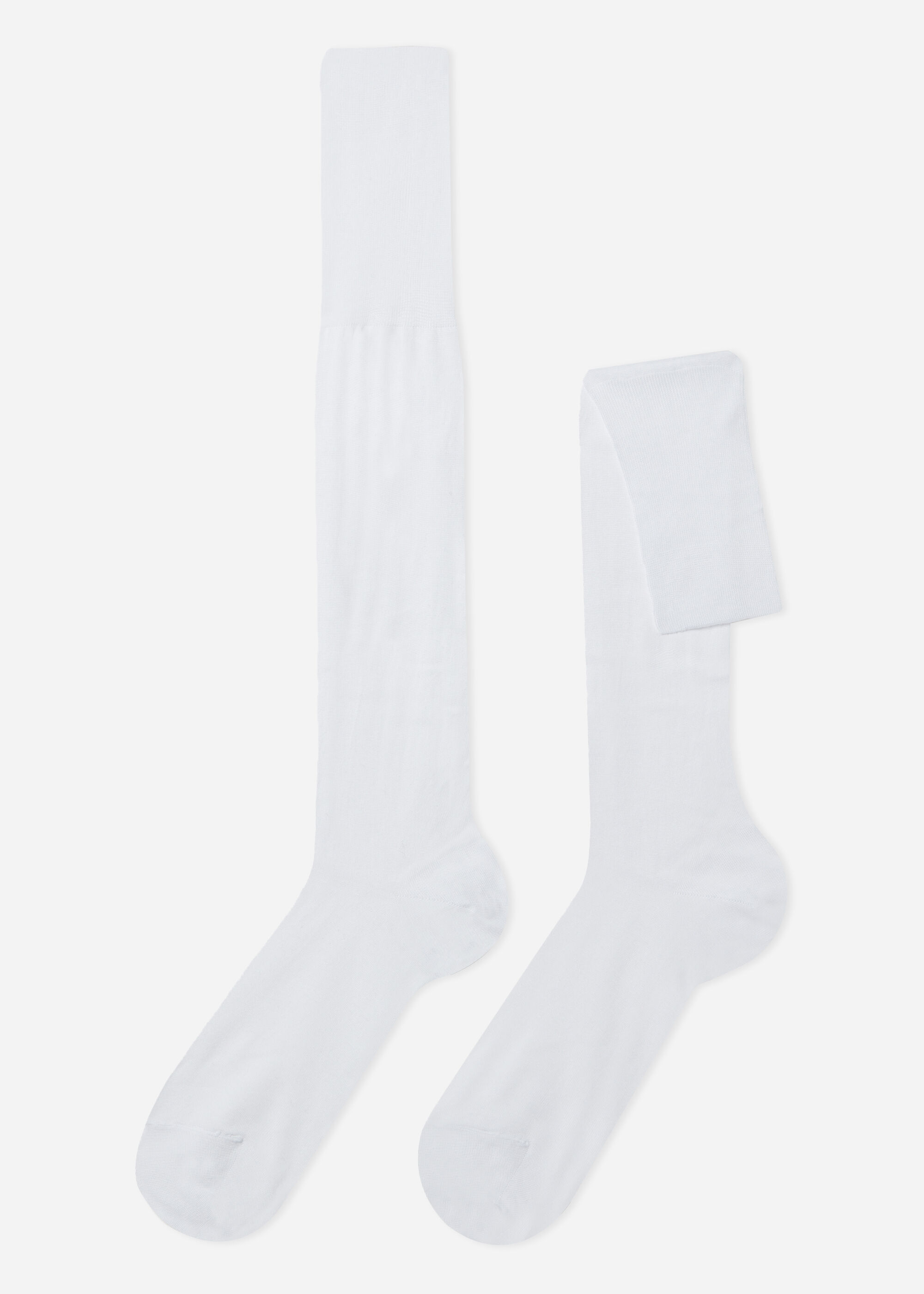 Men’s Lisle Thread Long Socks