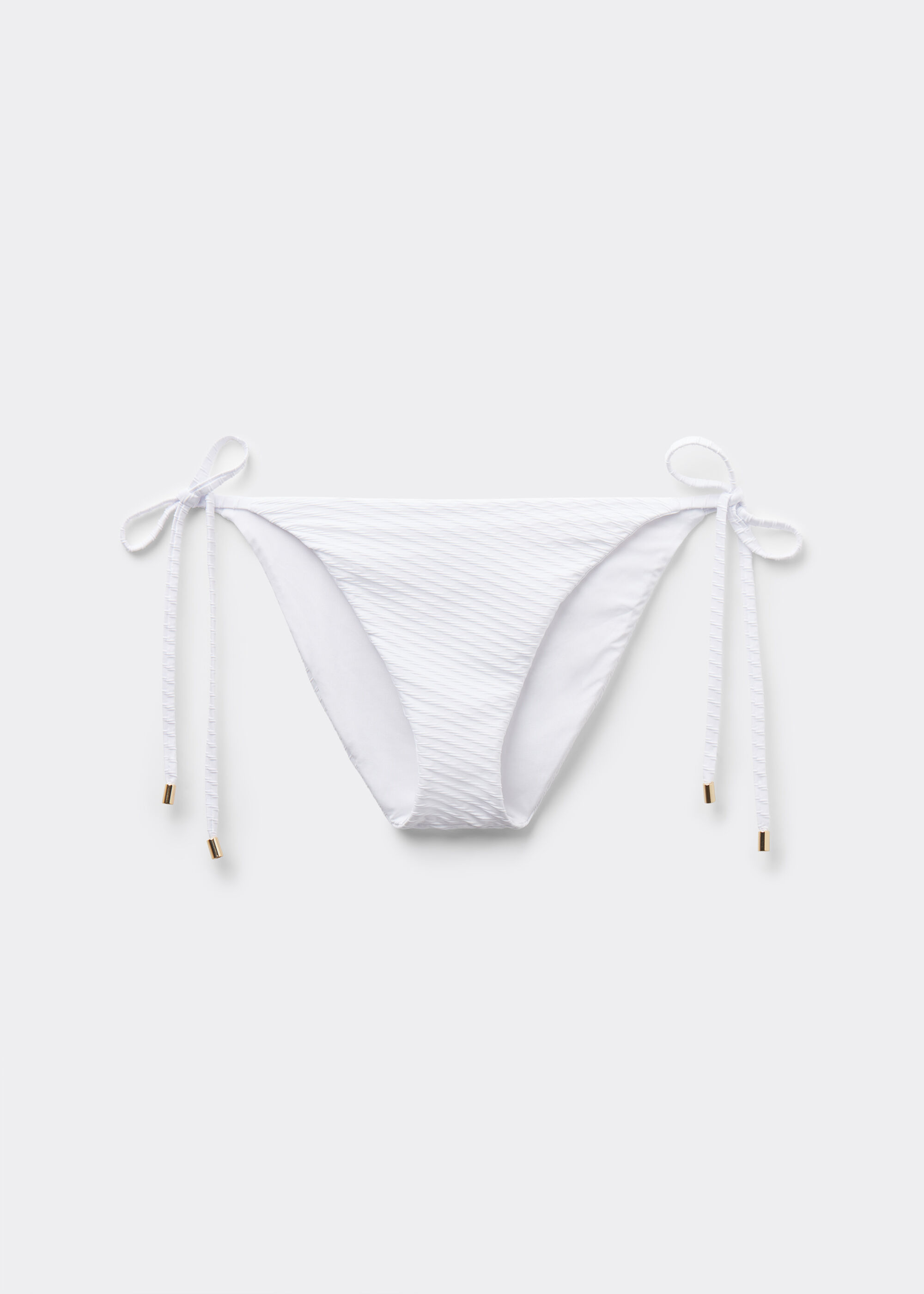 Braguita Bikini Cordones White Waves