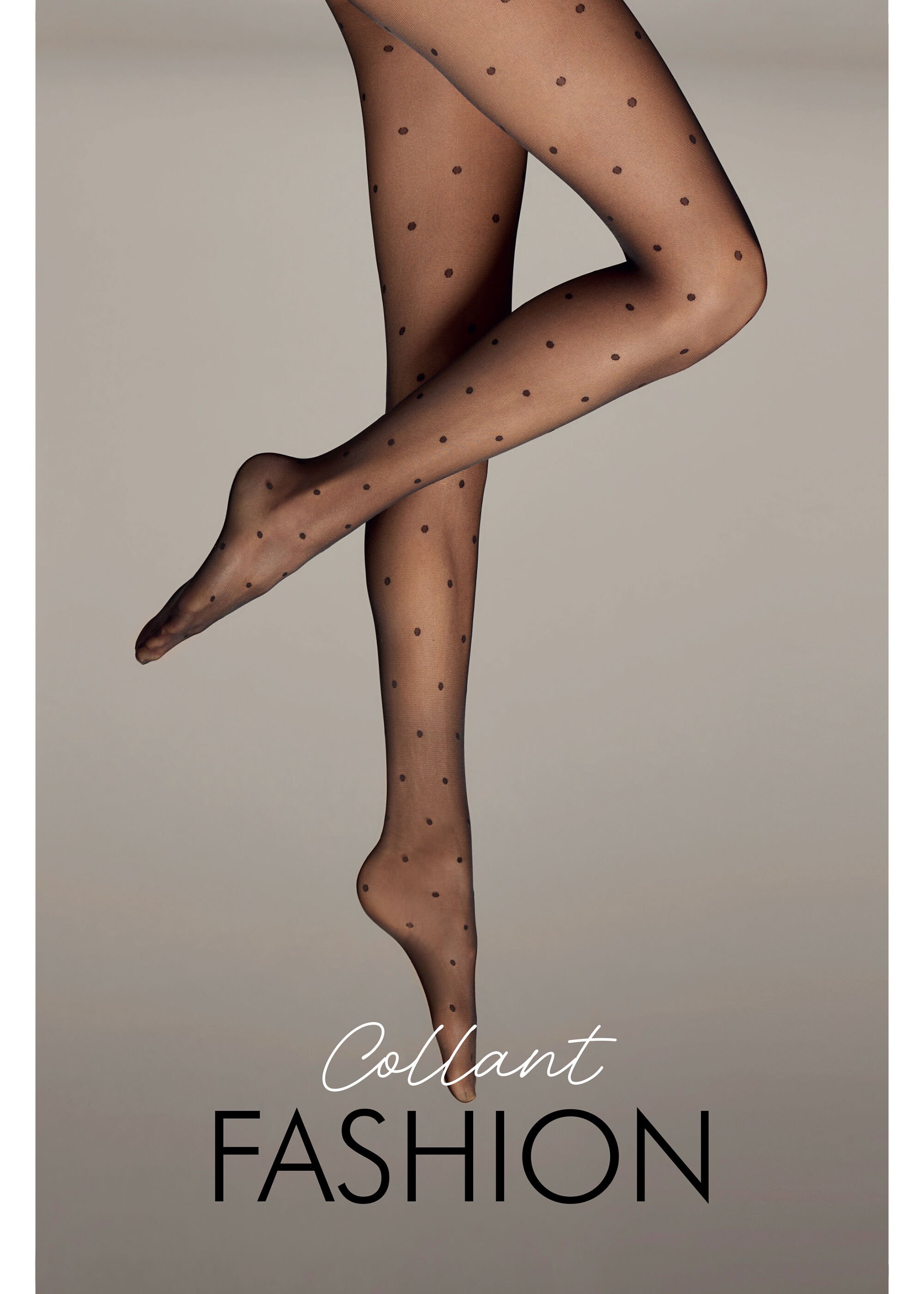 Sheer Polka-Dotted Tights