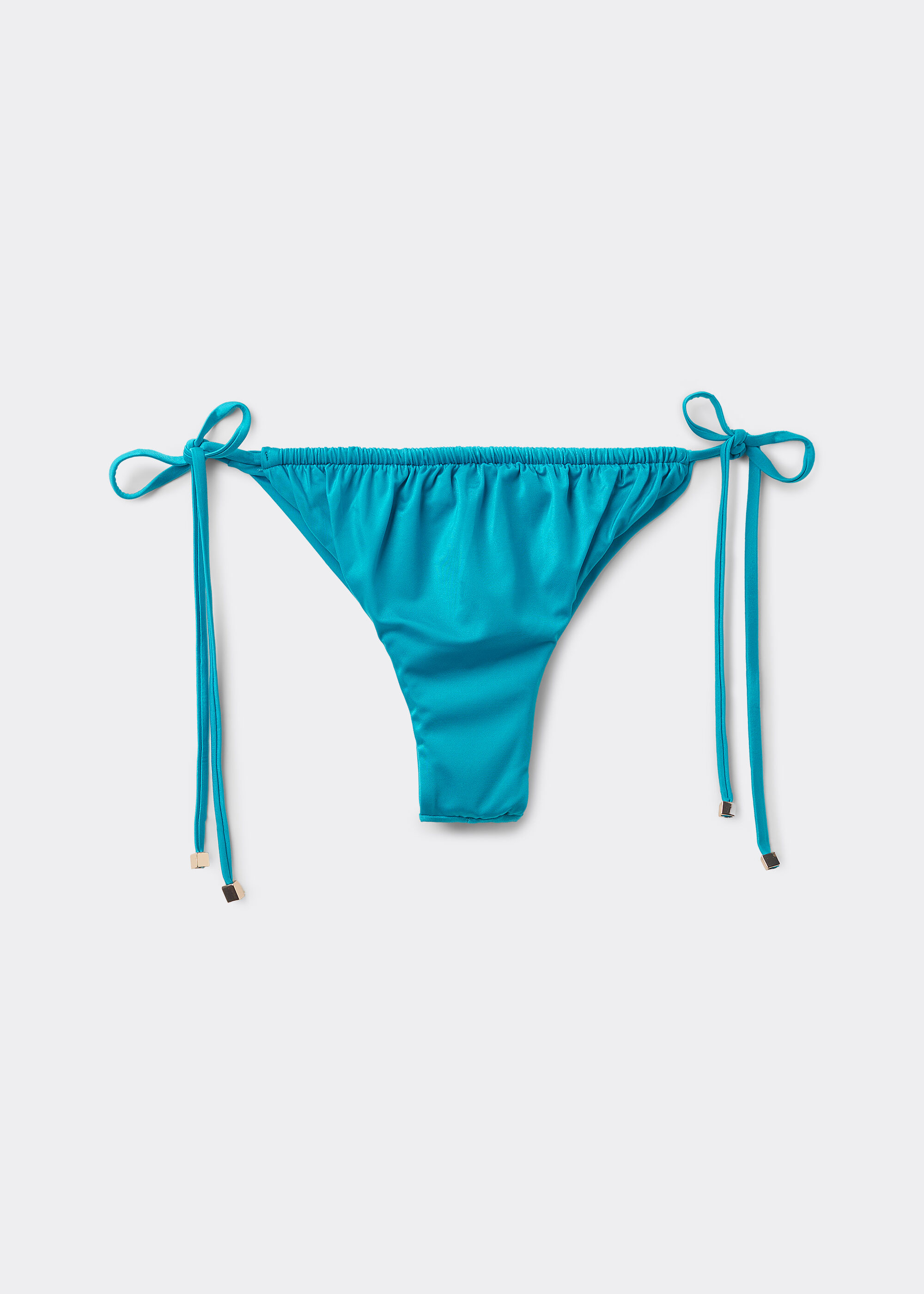 Bağcıklı Brazilian Bikini Altı Shiny Satin