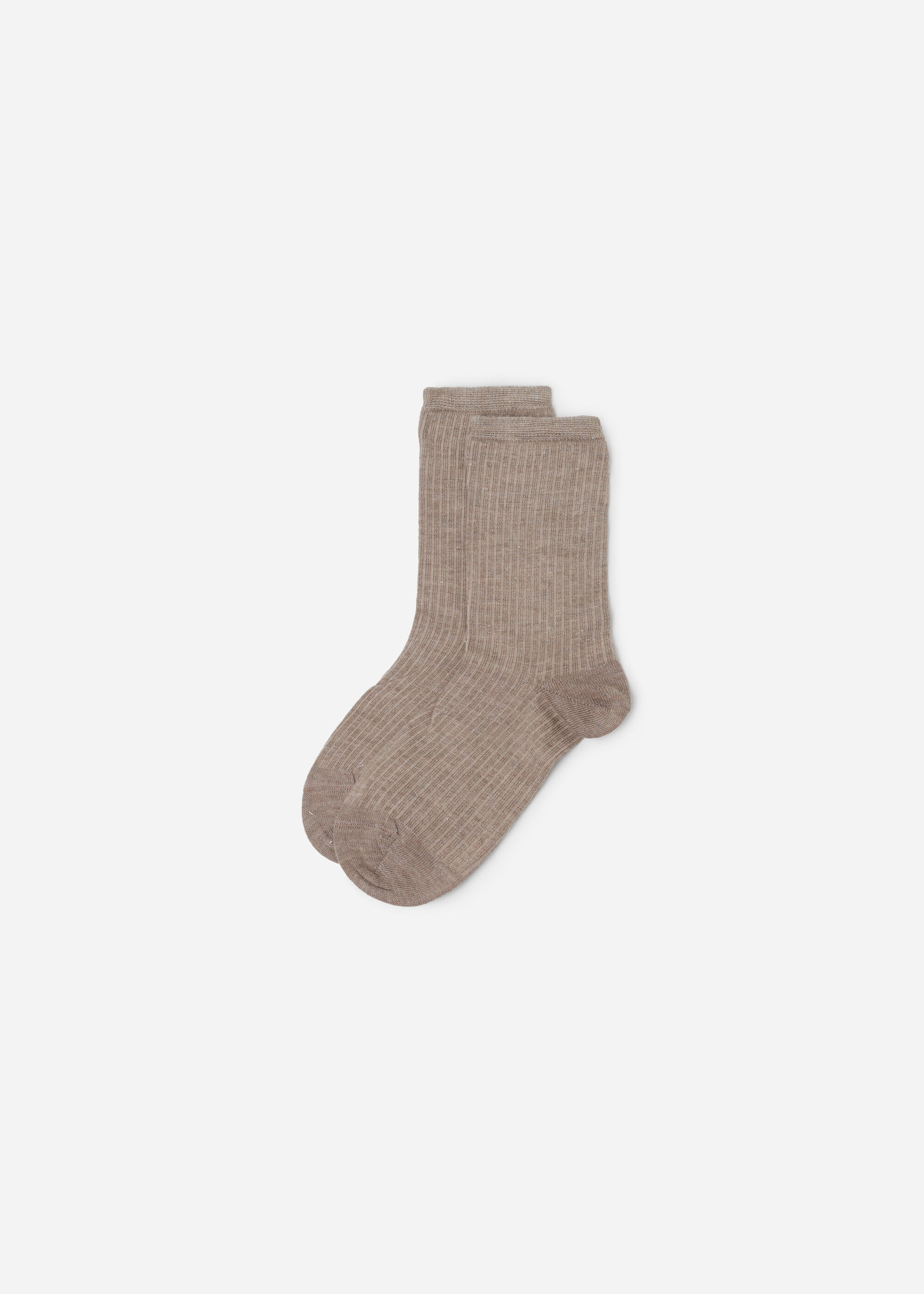 Calcetines de Cashmere con Glitter para Niña