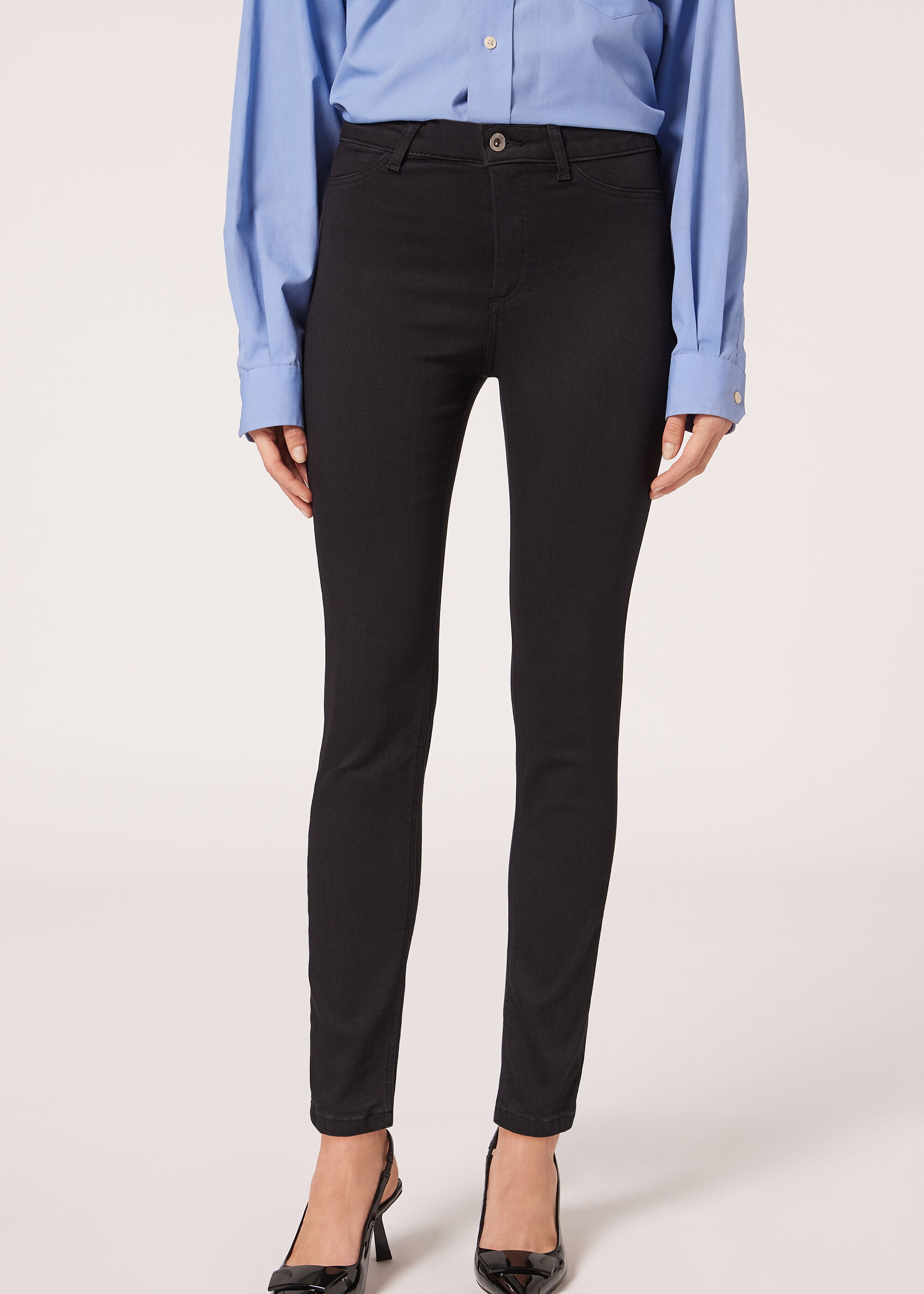 Jeans Skinny van Soft Touch met Thermo
