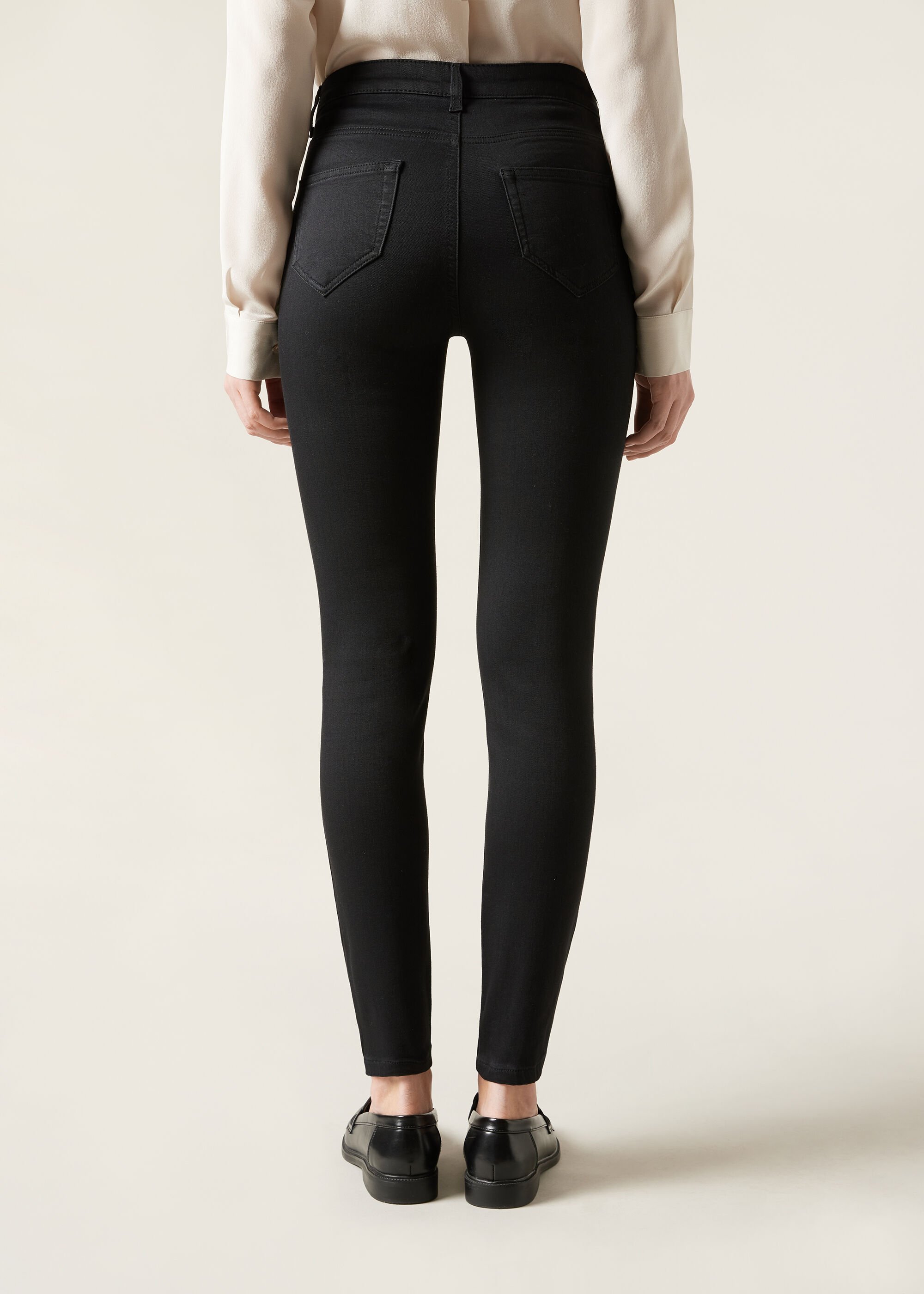 Smala termiska jeans soft touch