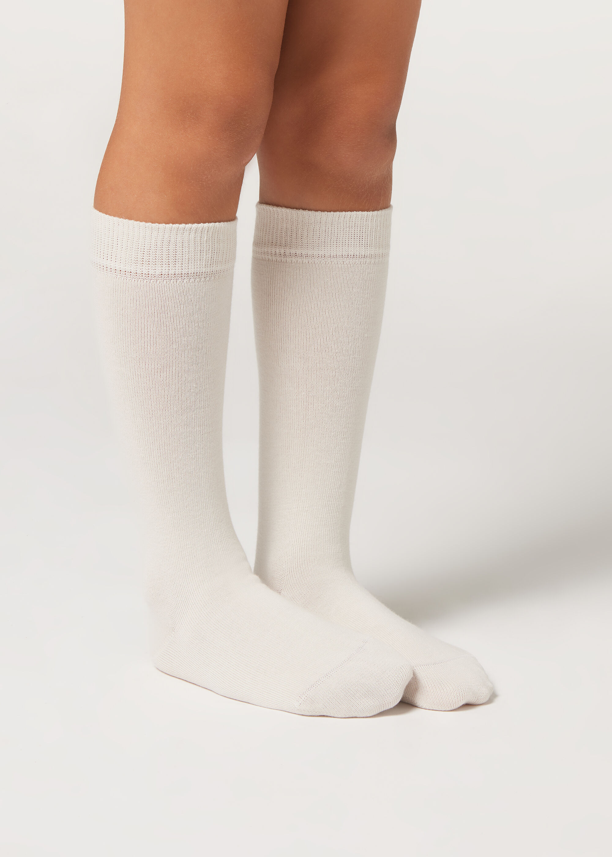 Kids’ Breathable Cotton Long Socks