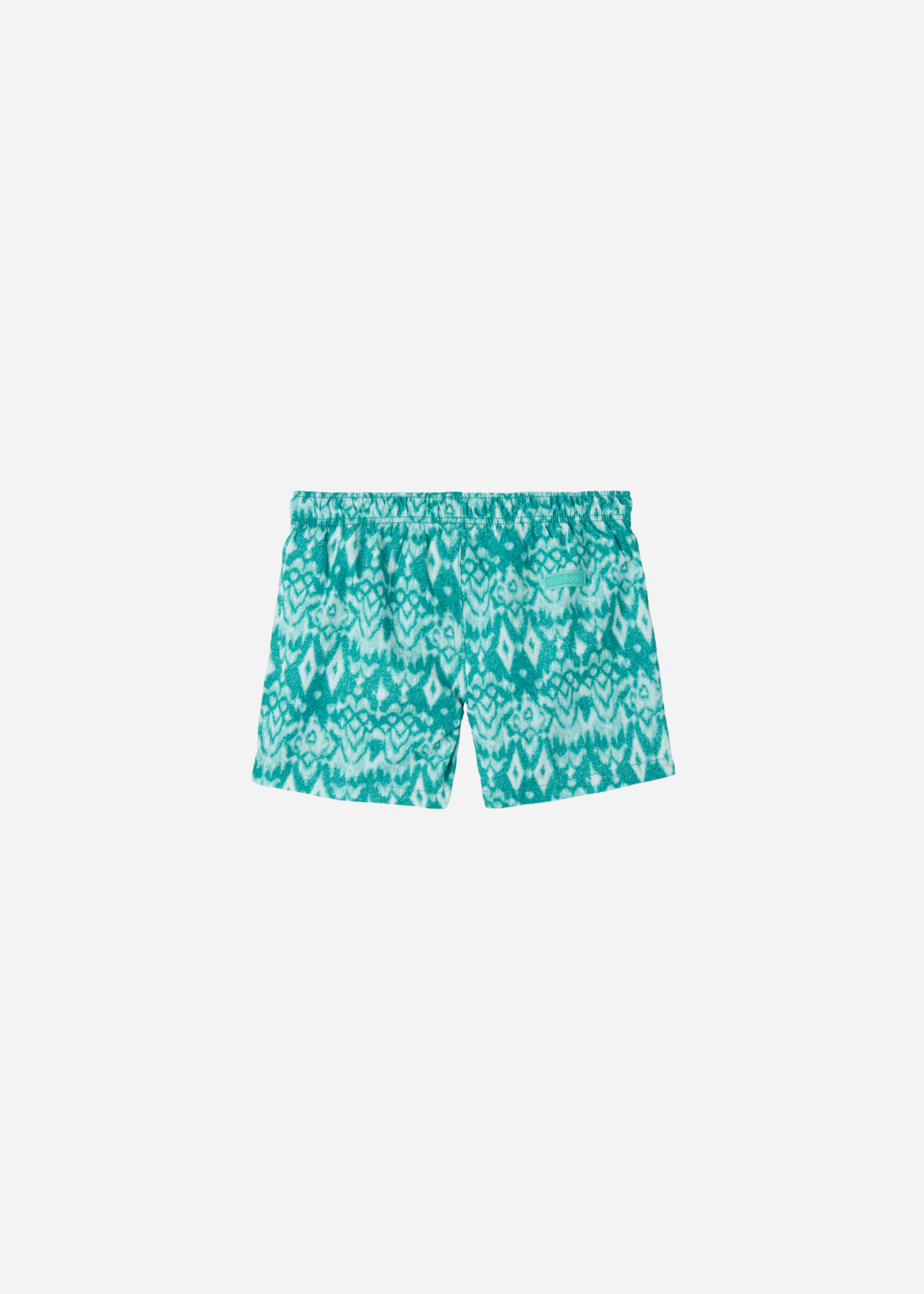 Boys’ Patterned Boxer Swim Shorts Formentera