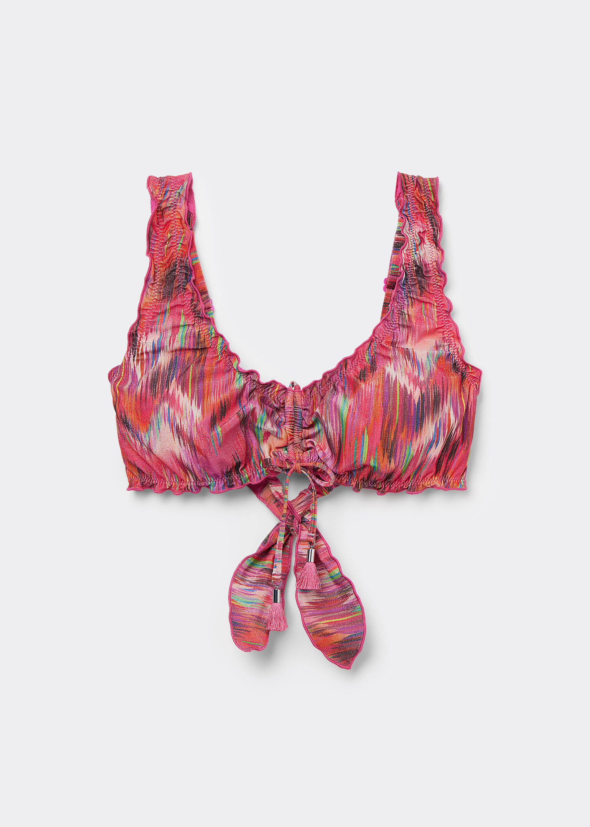 Bustier-Bikinioberteil Multicolor Ethnic