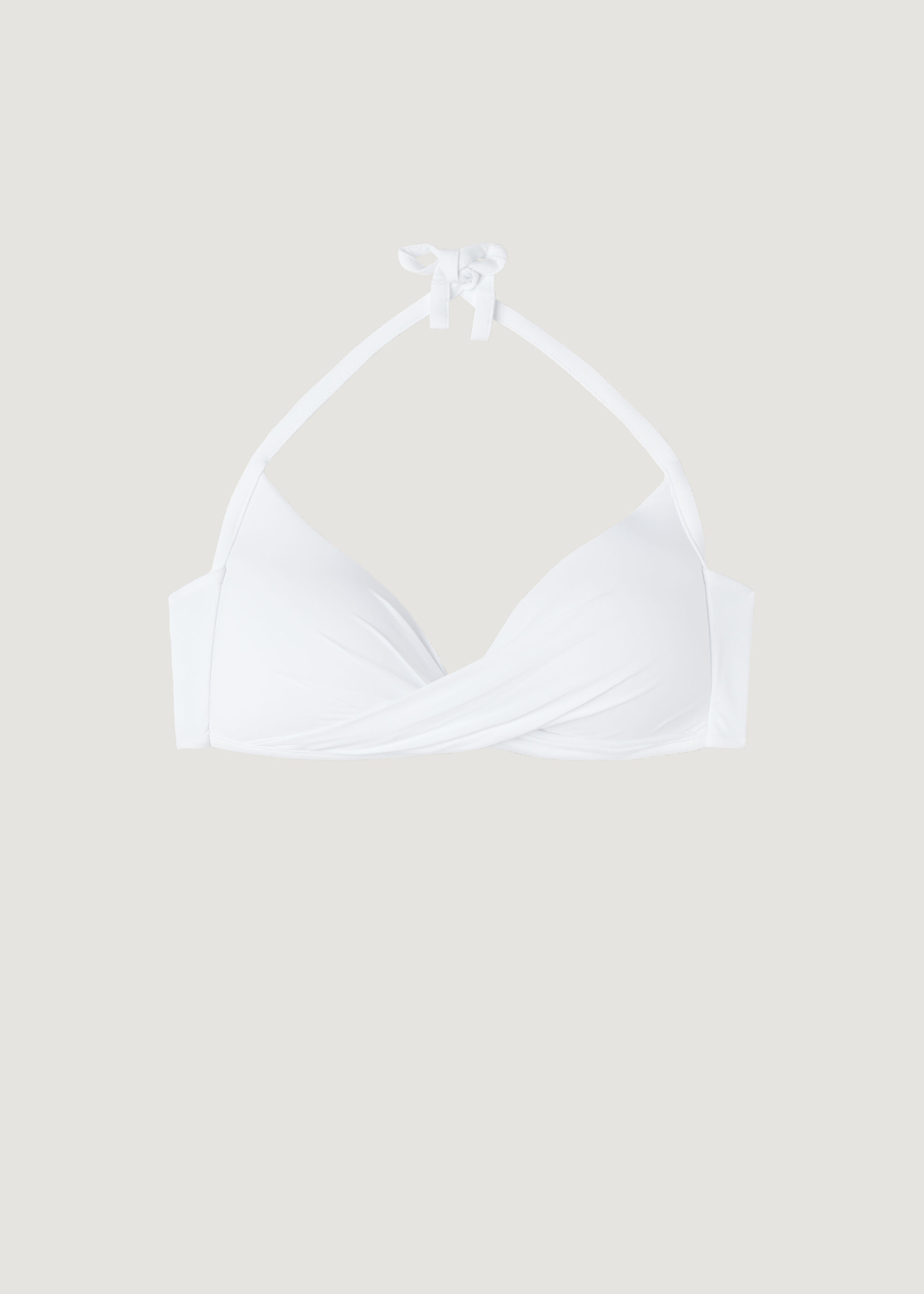 Graduated Padded Crossover Triangle Bikini Top Indonesia