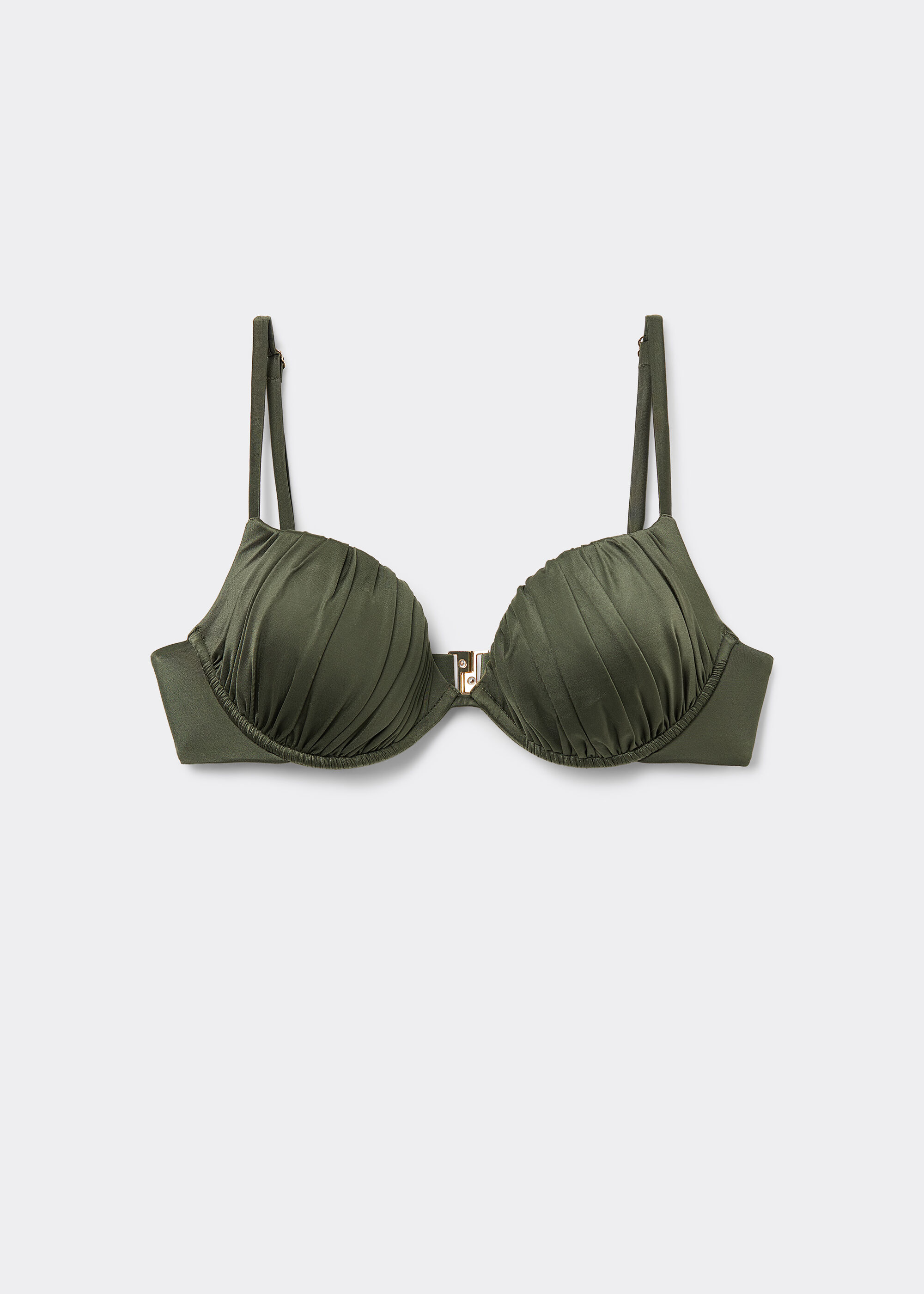 Push-up Bikini Shiny Satin