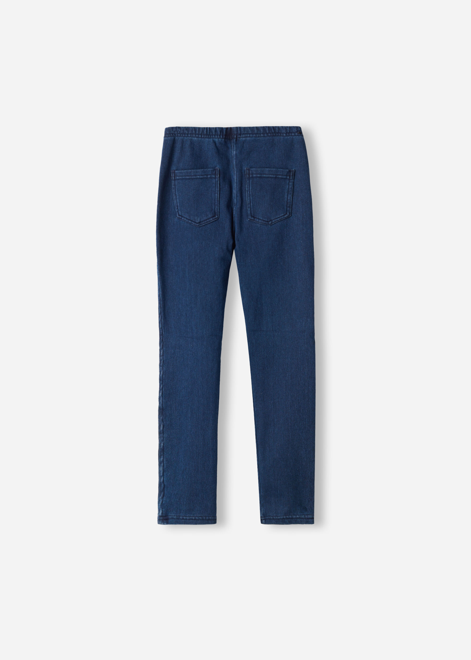 Dziewczęce Legginsy Termiczne z Denimu