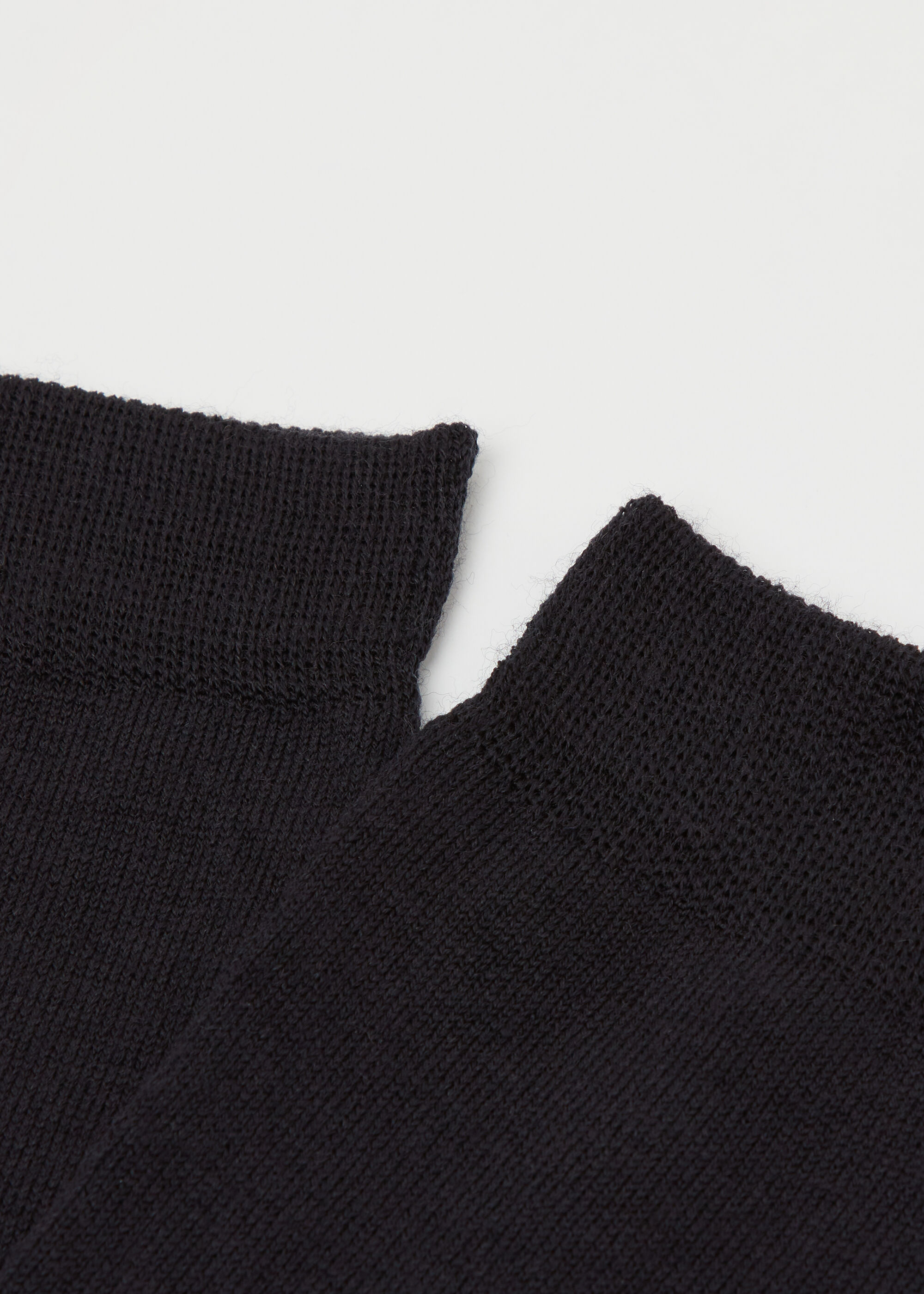 Wool and cotton long socks