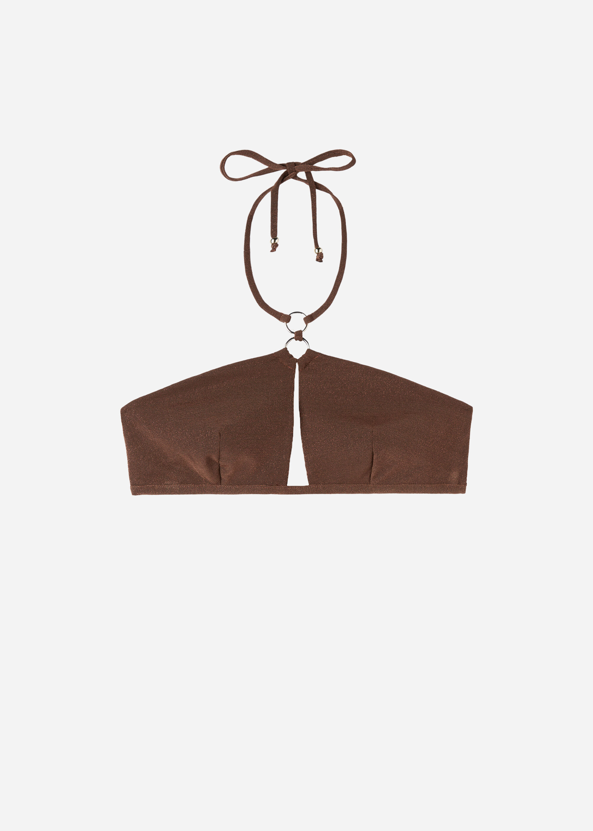 Bandeau Swimsuit Top Golden Gleam
