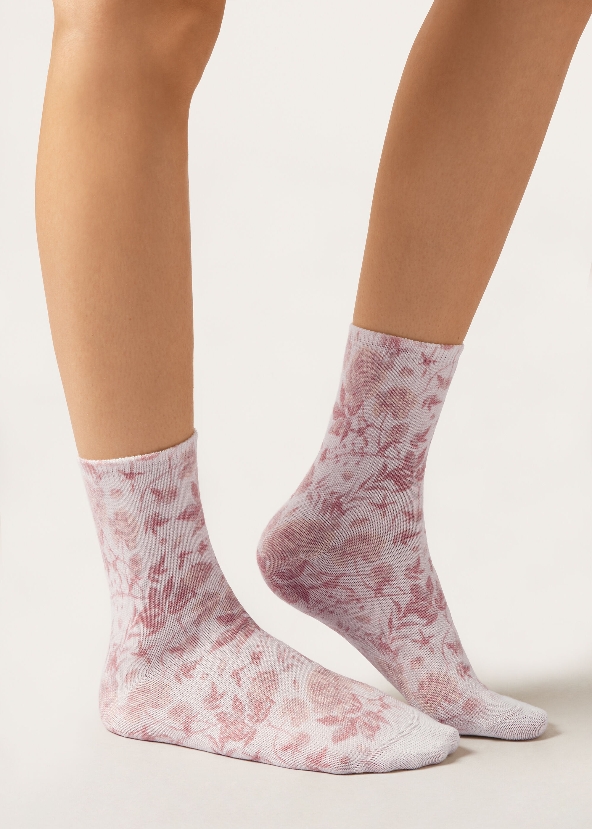 Floral Print Socks