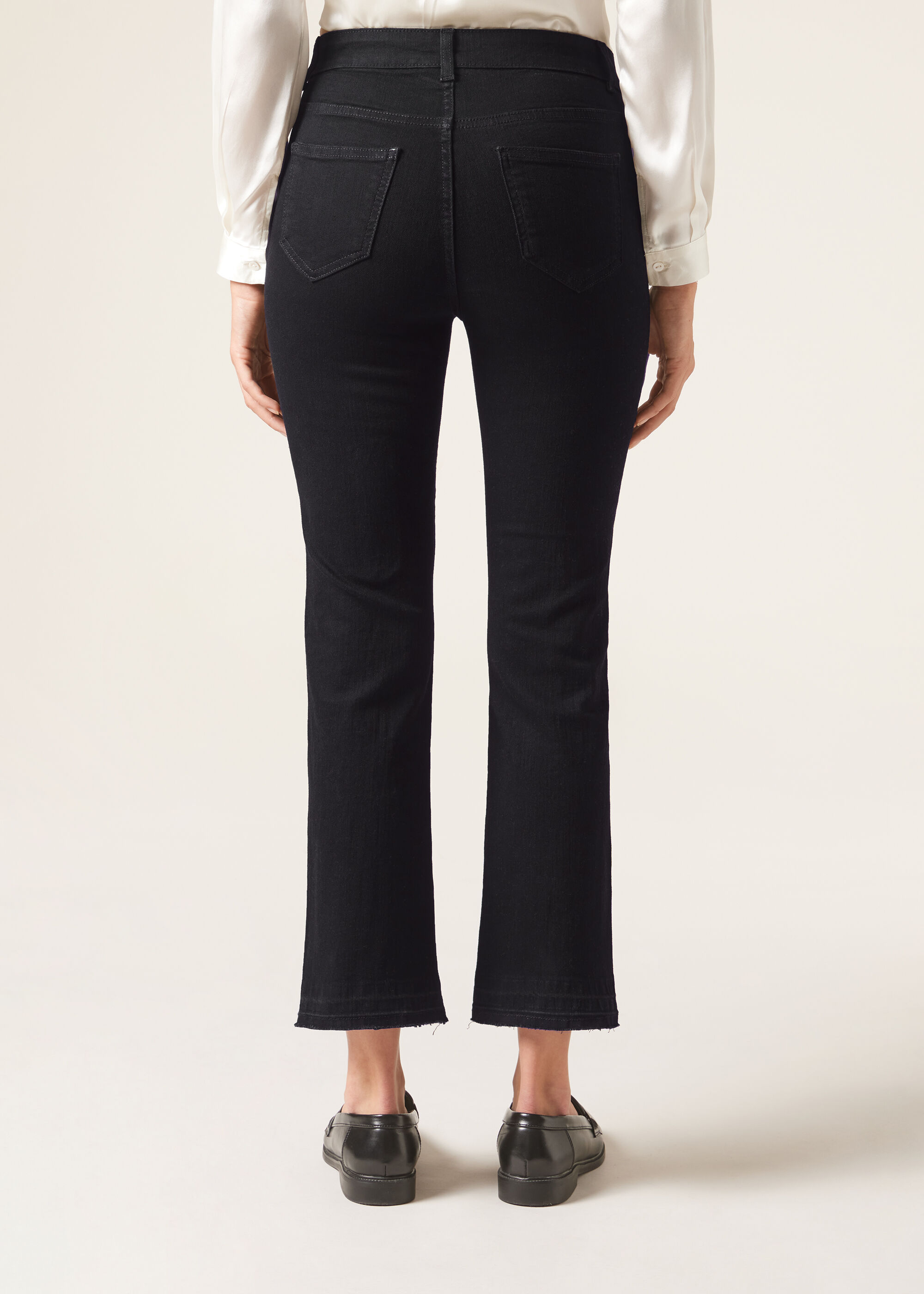 Flare Jeans im Cropped-Schnitt