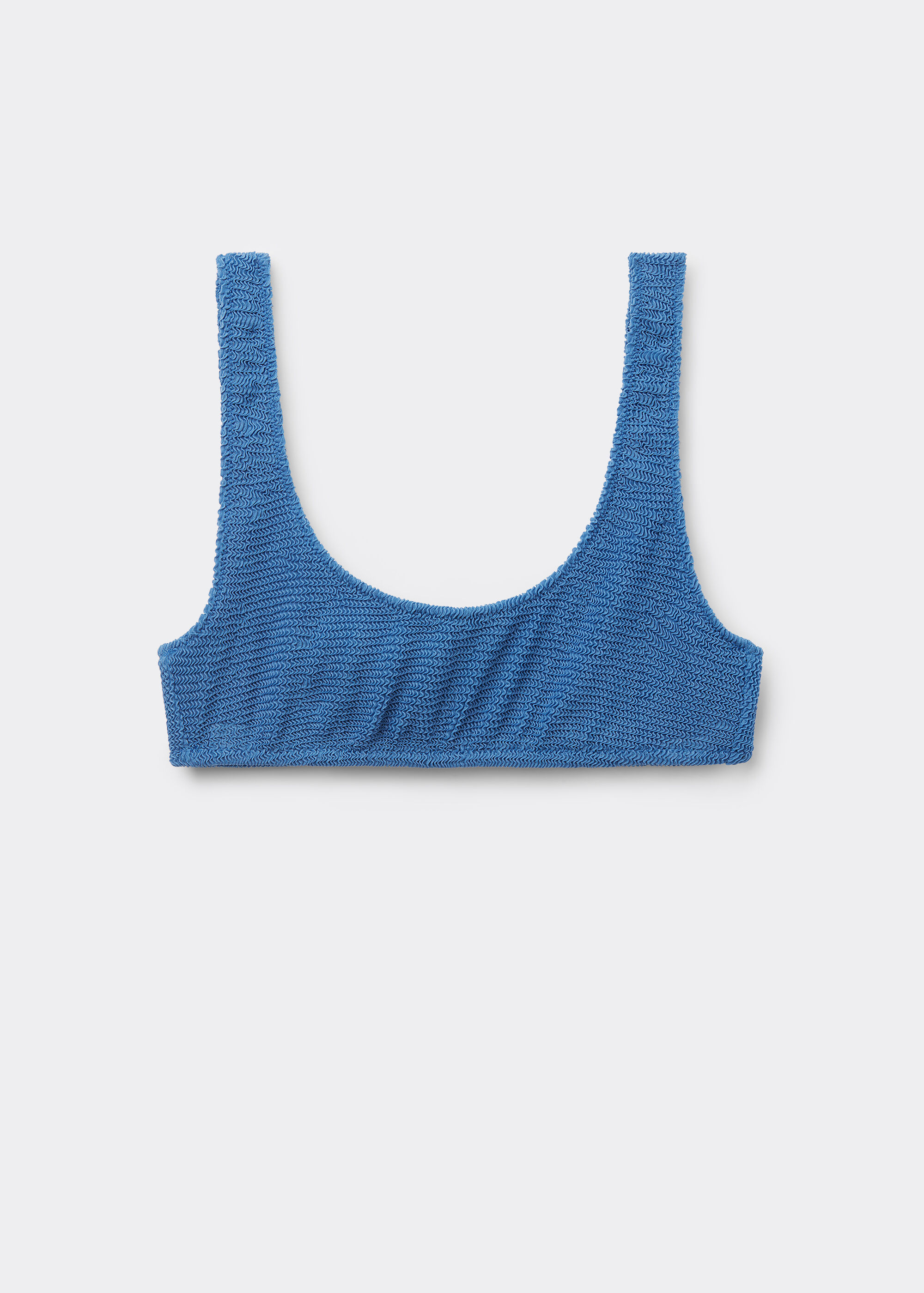 Brassiere Bikini Top Crinkle Waves
