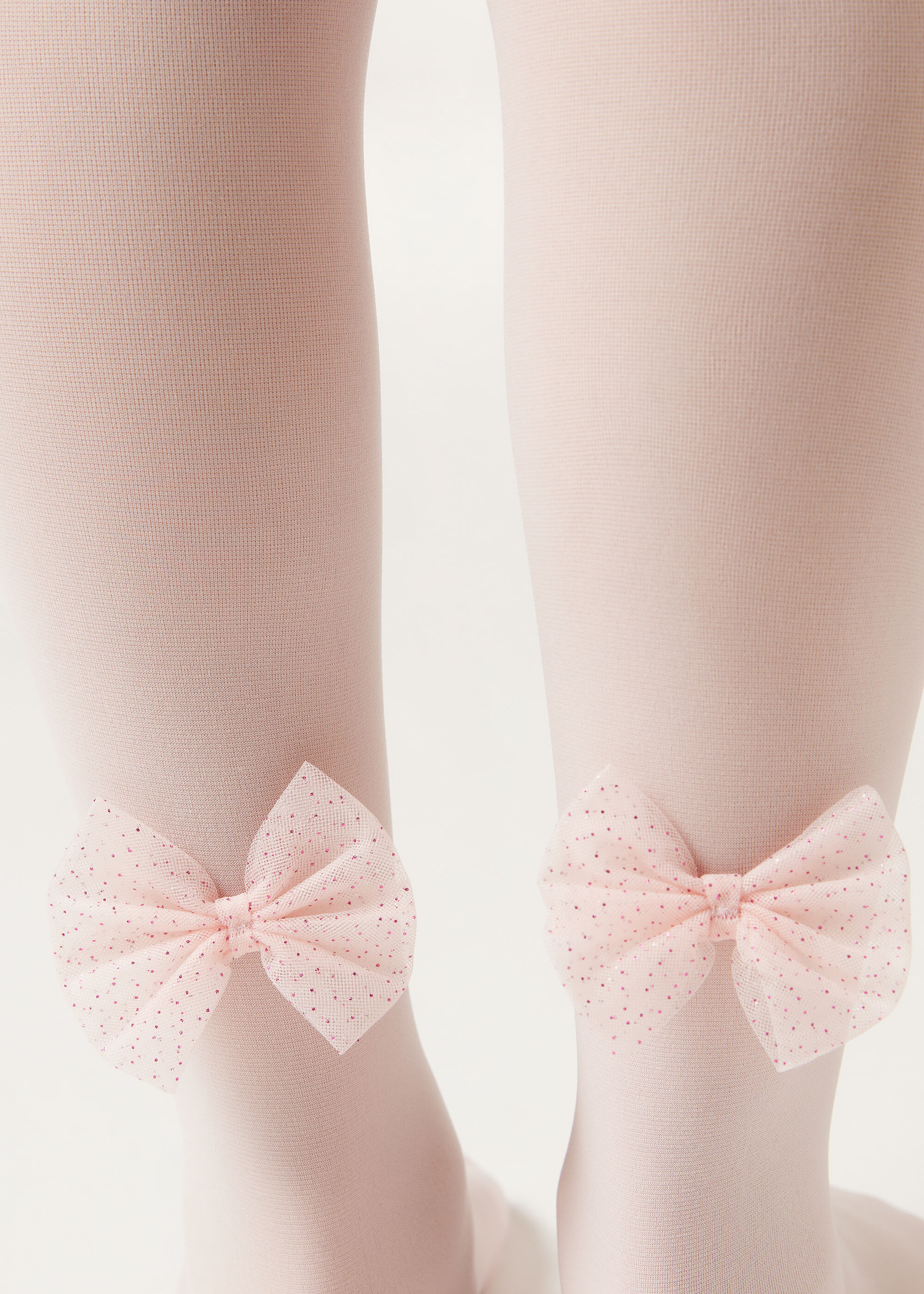 Strumpfhose mit Schleife für Mädchen