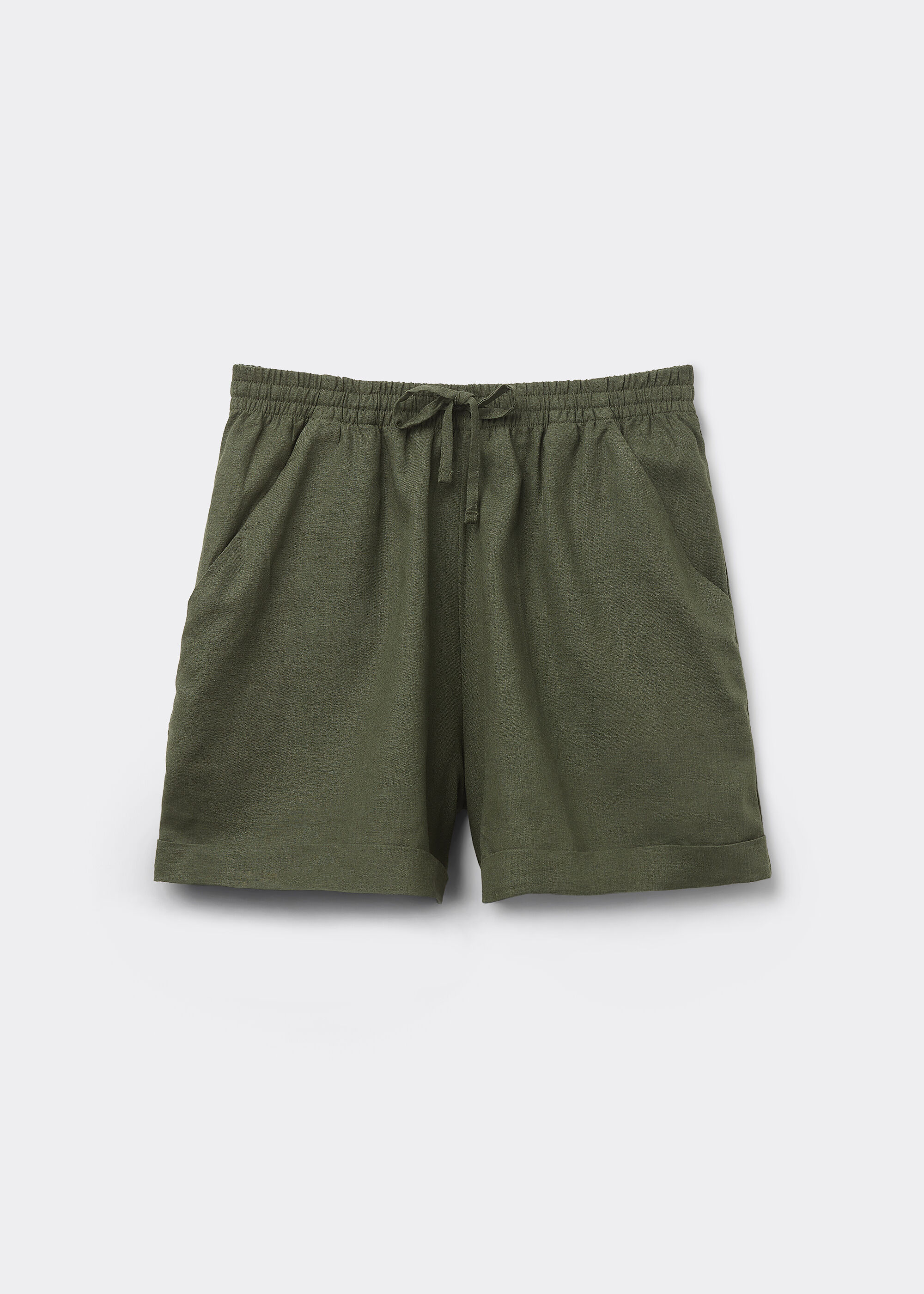 Linen and Viscose Shorts