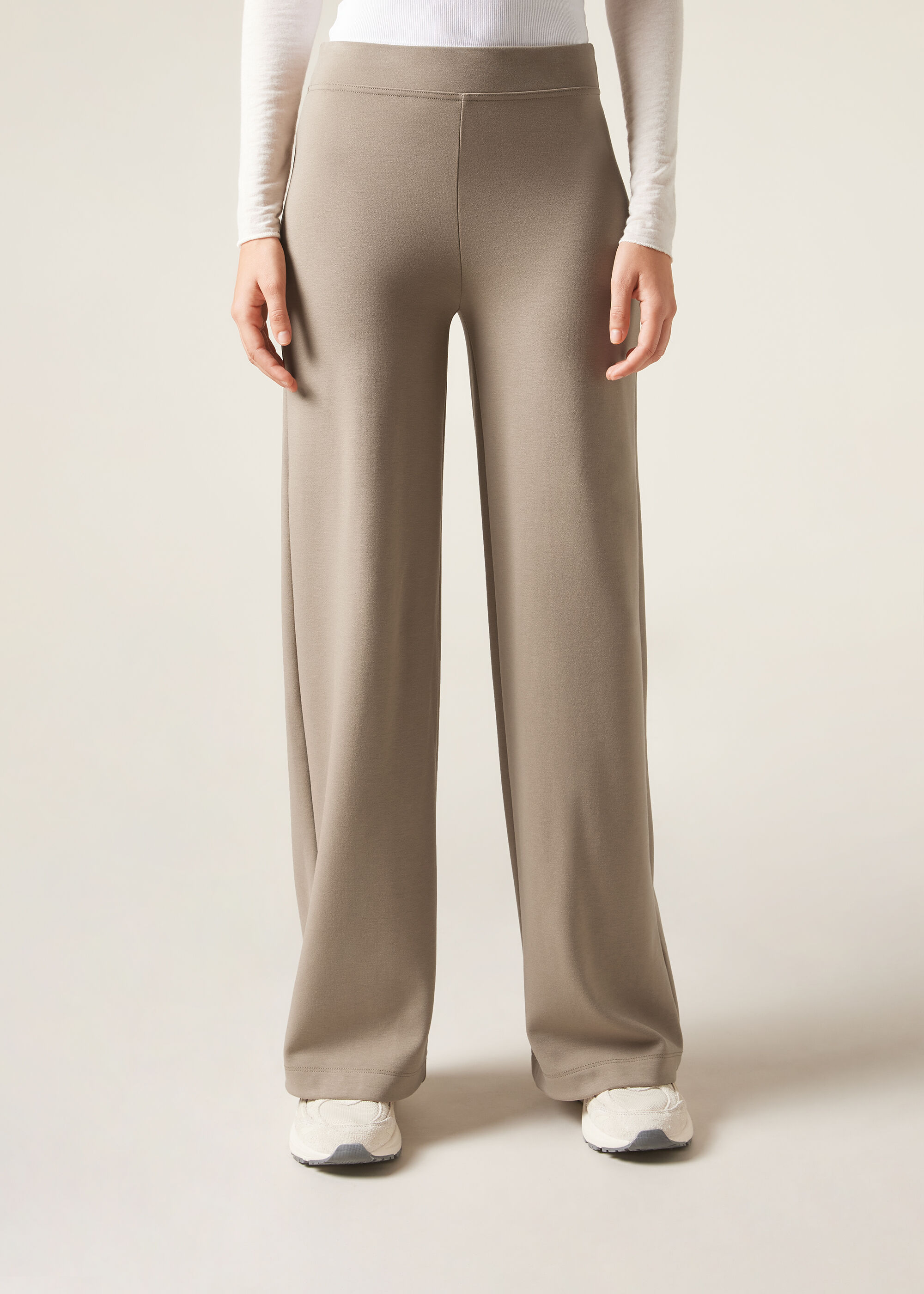 Palazzo-Leggings aus Punto Milano