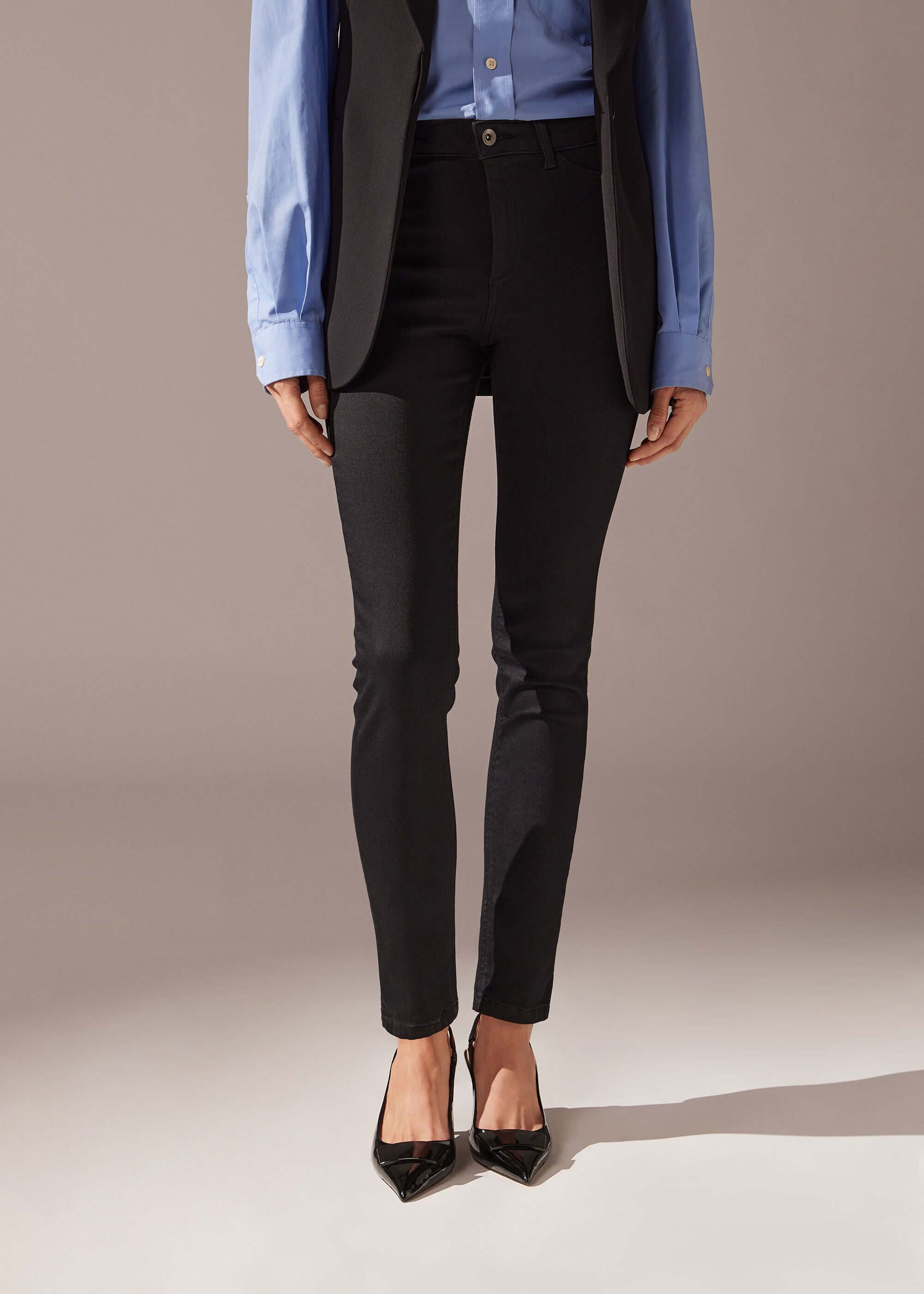 Jeans Skinny van Soft Touch met Thermo